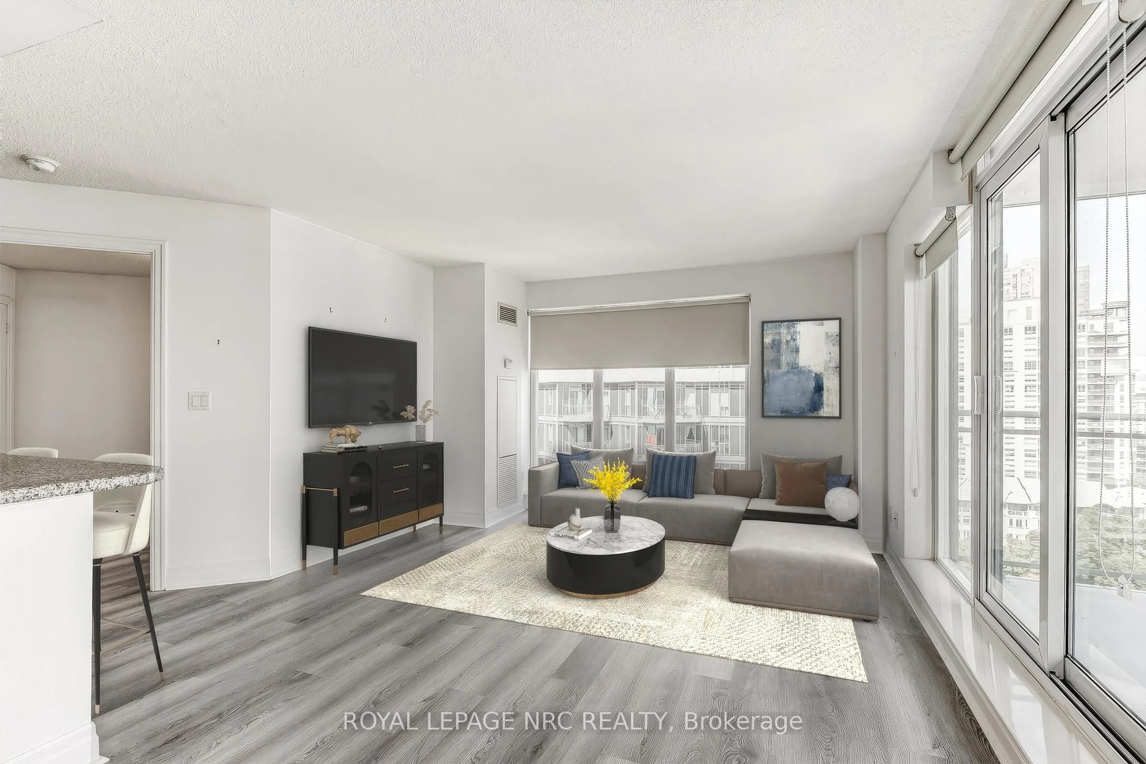 Living room with furniture, unknown for 2121 Lakeshore Blvd #1211, Toronto Ontario M8V 4E9