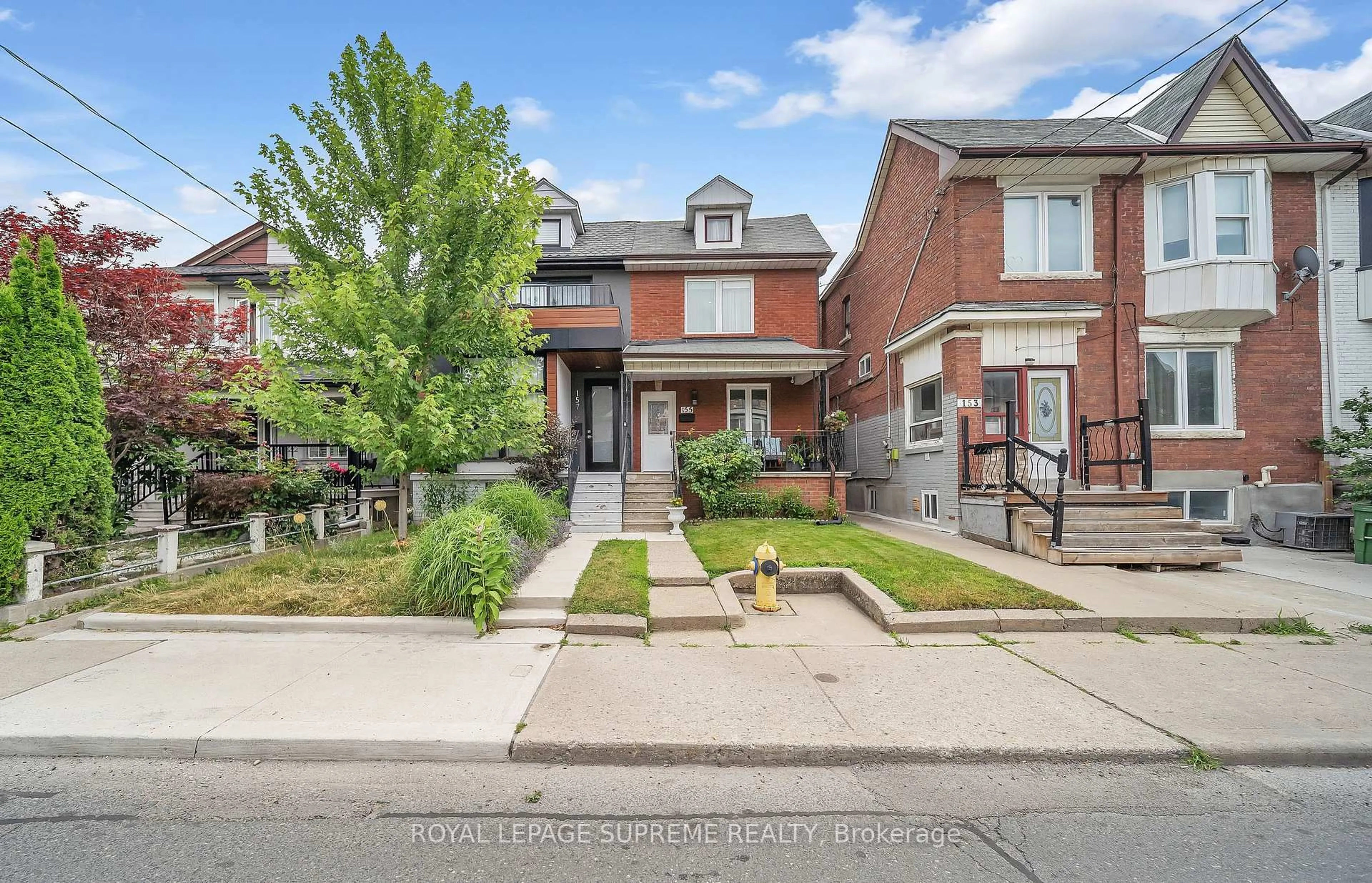 Home with brick exterior material, street for 155 Symington Ave, Toronto Ontario M6P 3W5