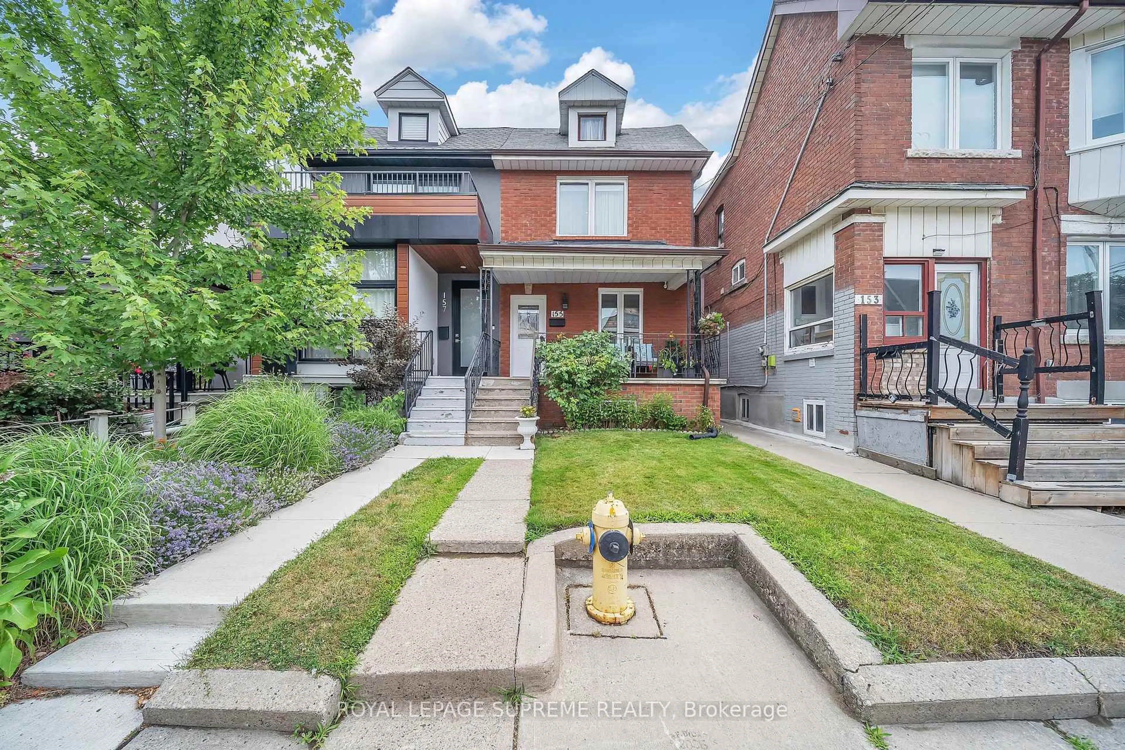 Home with brick exterior material, street for 155 Symington Ave, Toronto Ontario M6P 3W5