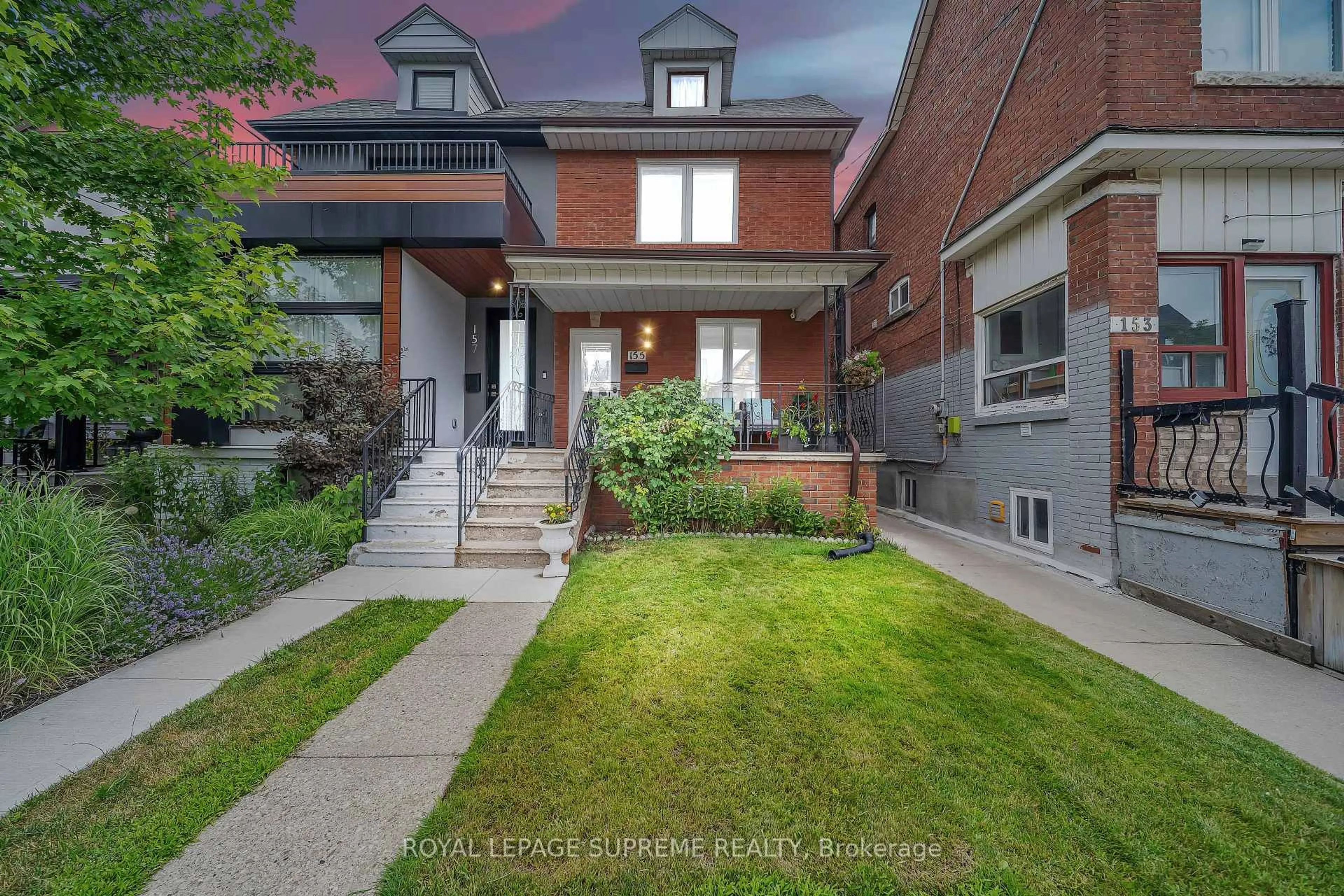 Home with brick exterior material, street for 155 Symington Ave, Toronto Ontario M6P 3W5