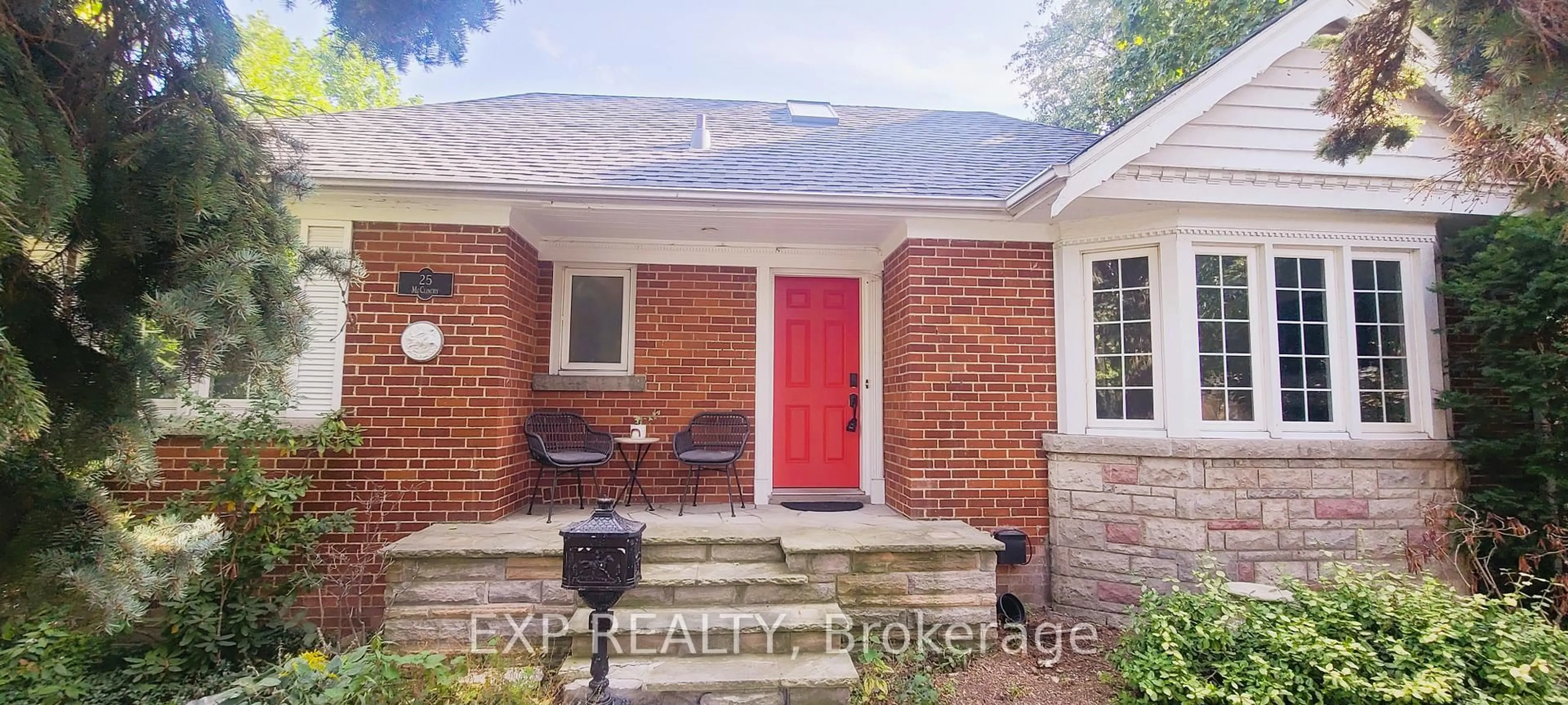 Home with brick exterior material, street for 25 Mcclinchy Ave, Toronto Ontario M8X 2H9
