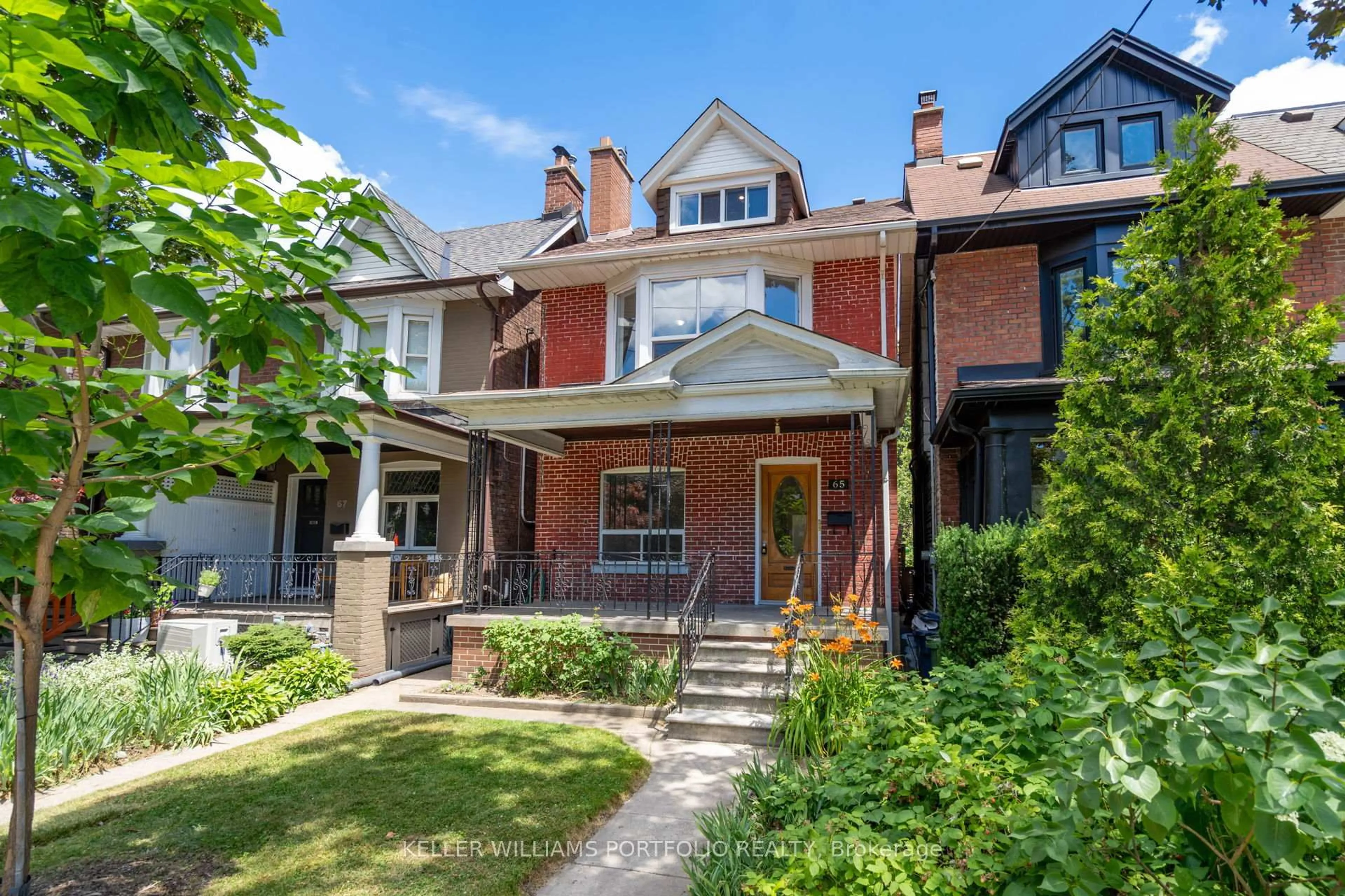 Home with brick exterior material, street for 65 Westholme Ave, Toronto Ontario M6P 3B9