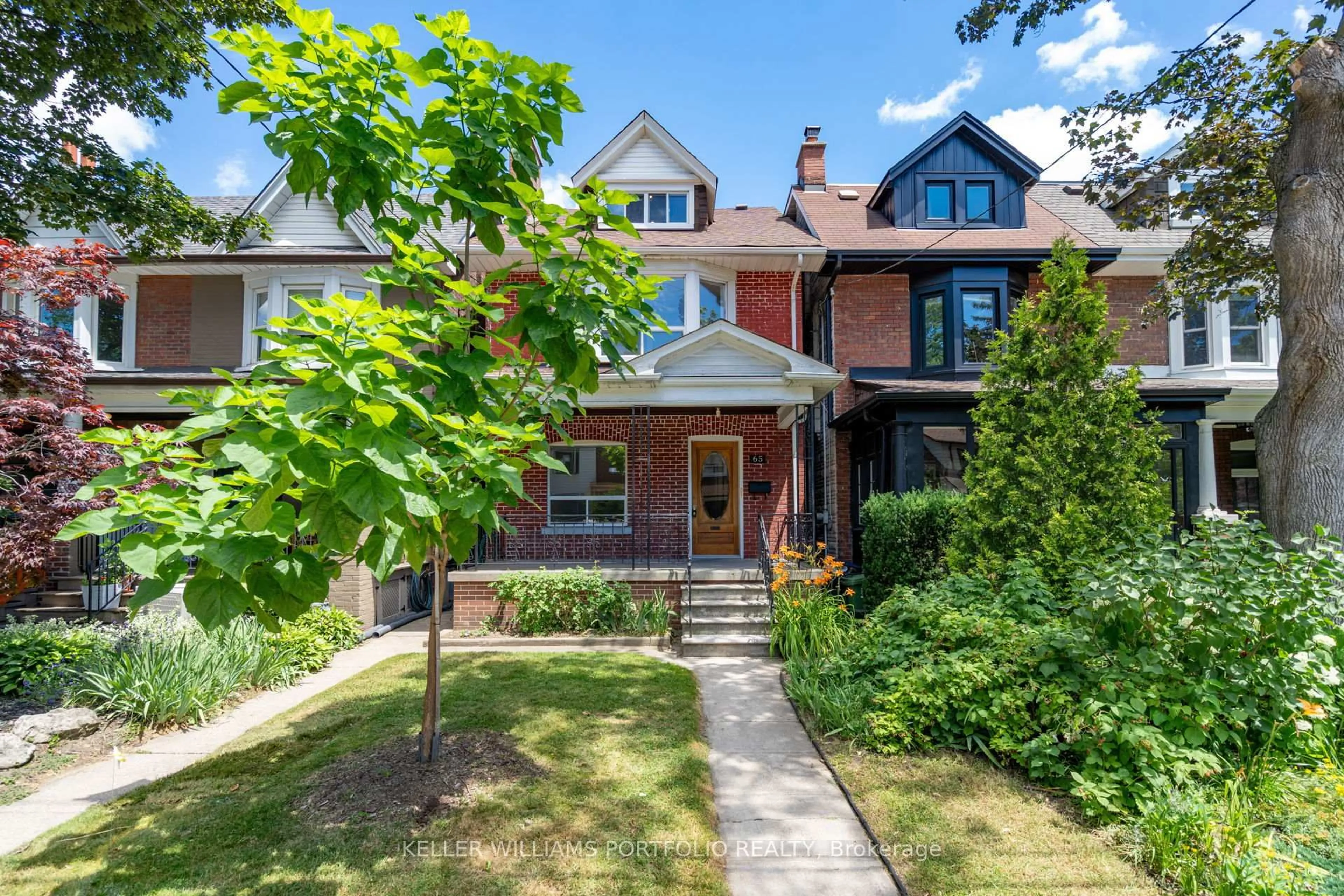 Home with brick exterior material, street for 65 Westholme Ave, Toronto Ontario M6P 3B9