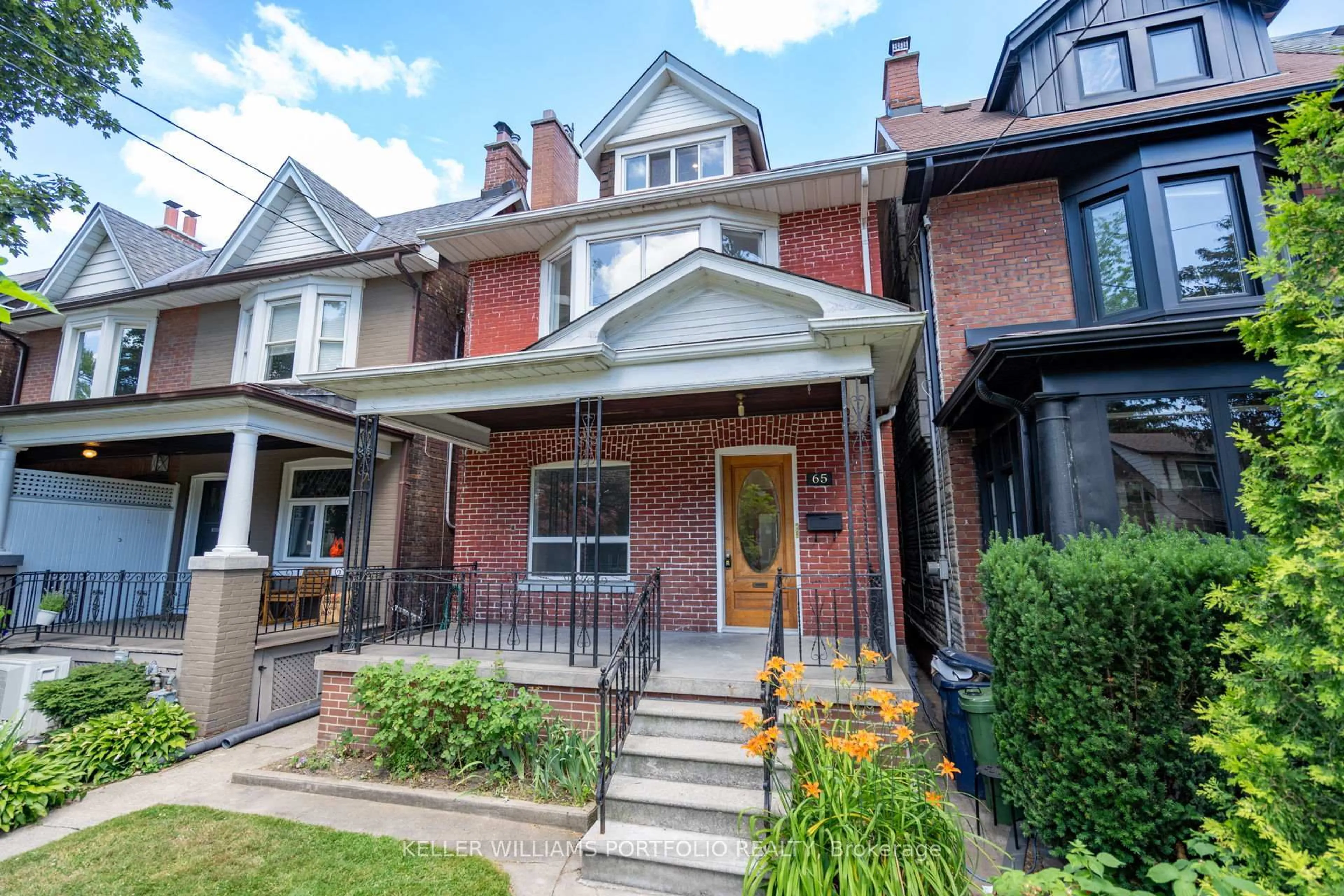 Home with brick exterior material, street for 65 Westholme Ave, Toronto Ontario M6P 3B9