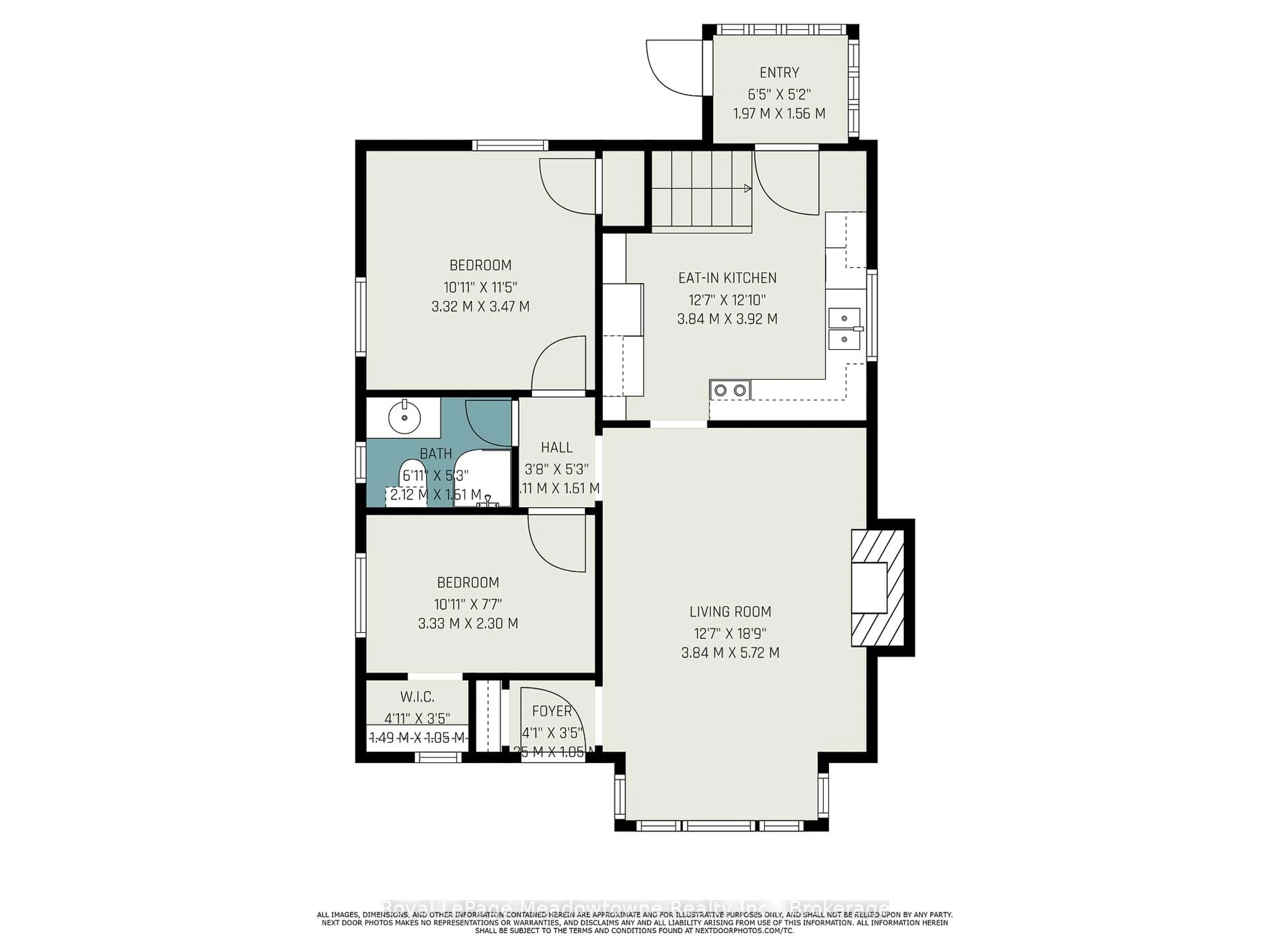 Floor plan for 95 Poplar Ave, Halton Hills Ontario L7J 2E3