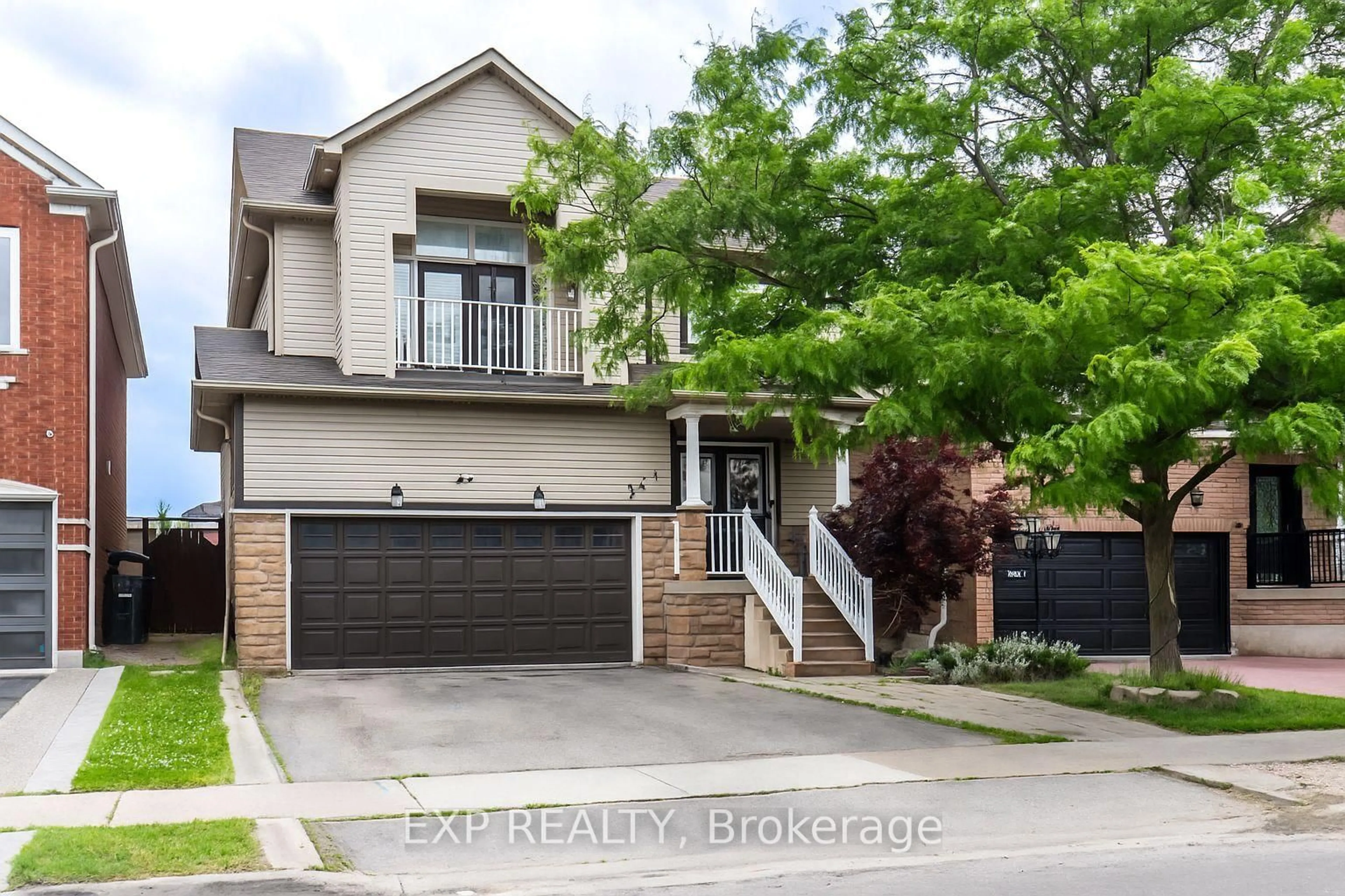 Home with brick exterior material, street for 334 Van Kirk Dr, Brampton Ontario L7A 1V5