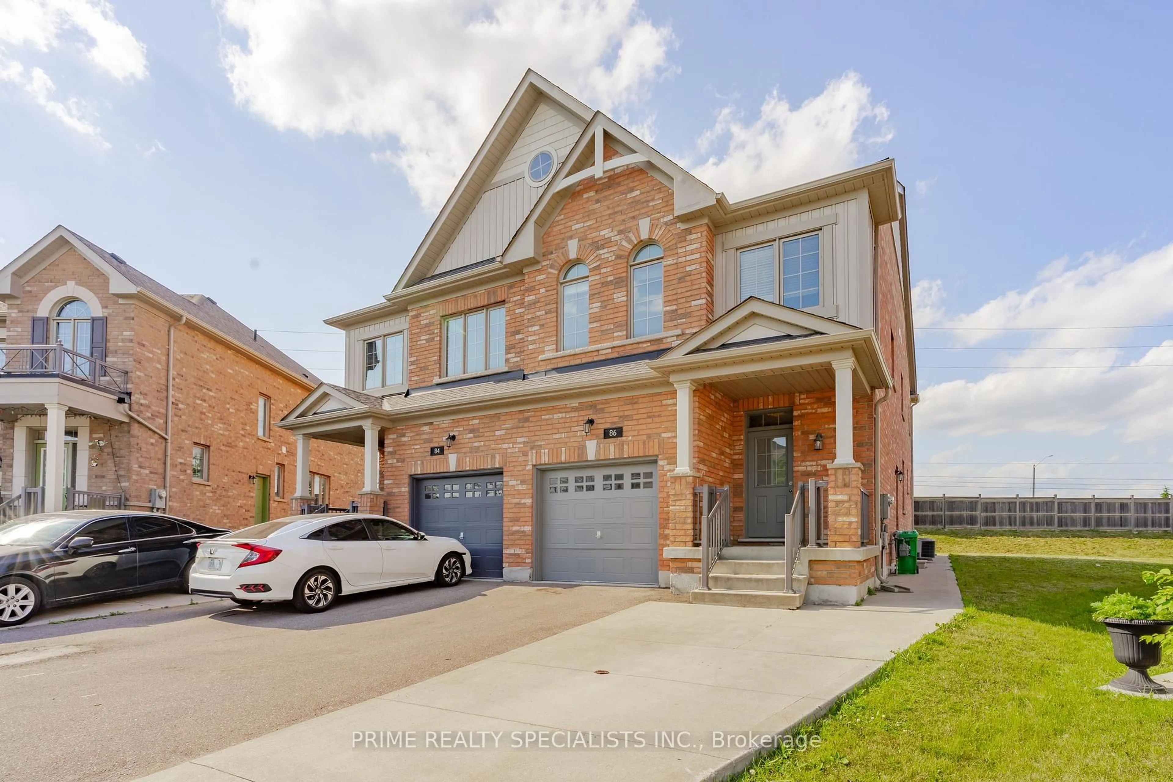 Home with brick exterior material, street for 86 Bernadino St, Brampton Ontario L6P 4G1