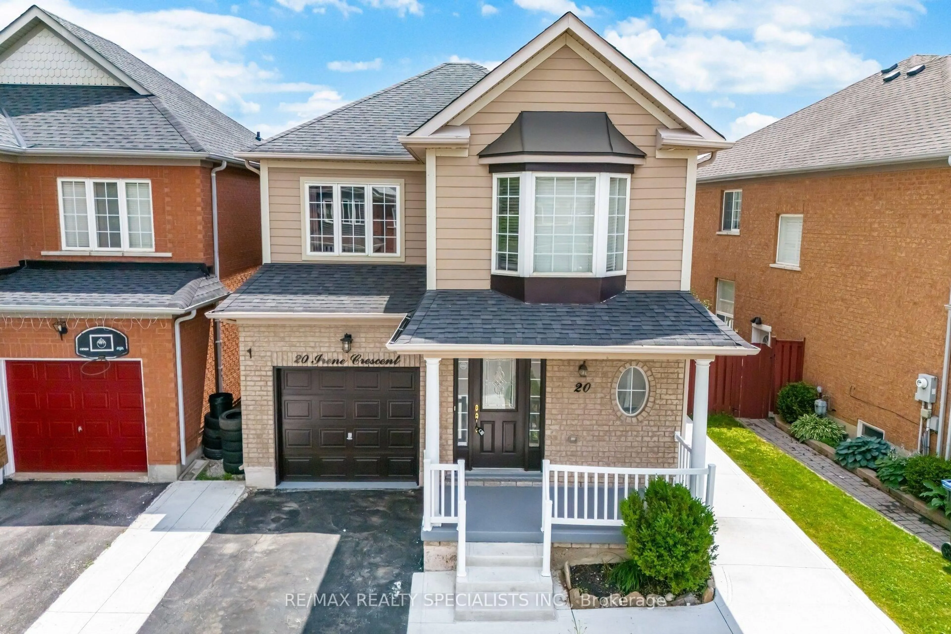 Home with brick exterior material, street for 20 Irene Cres, Brampton Ontario L7A 2V3
