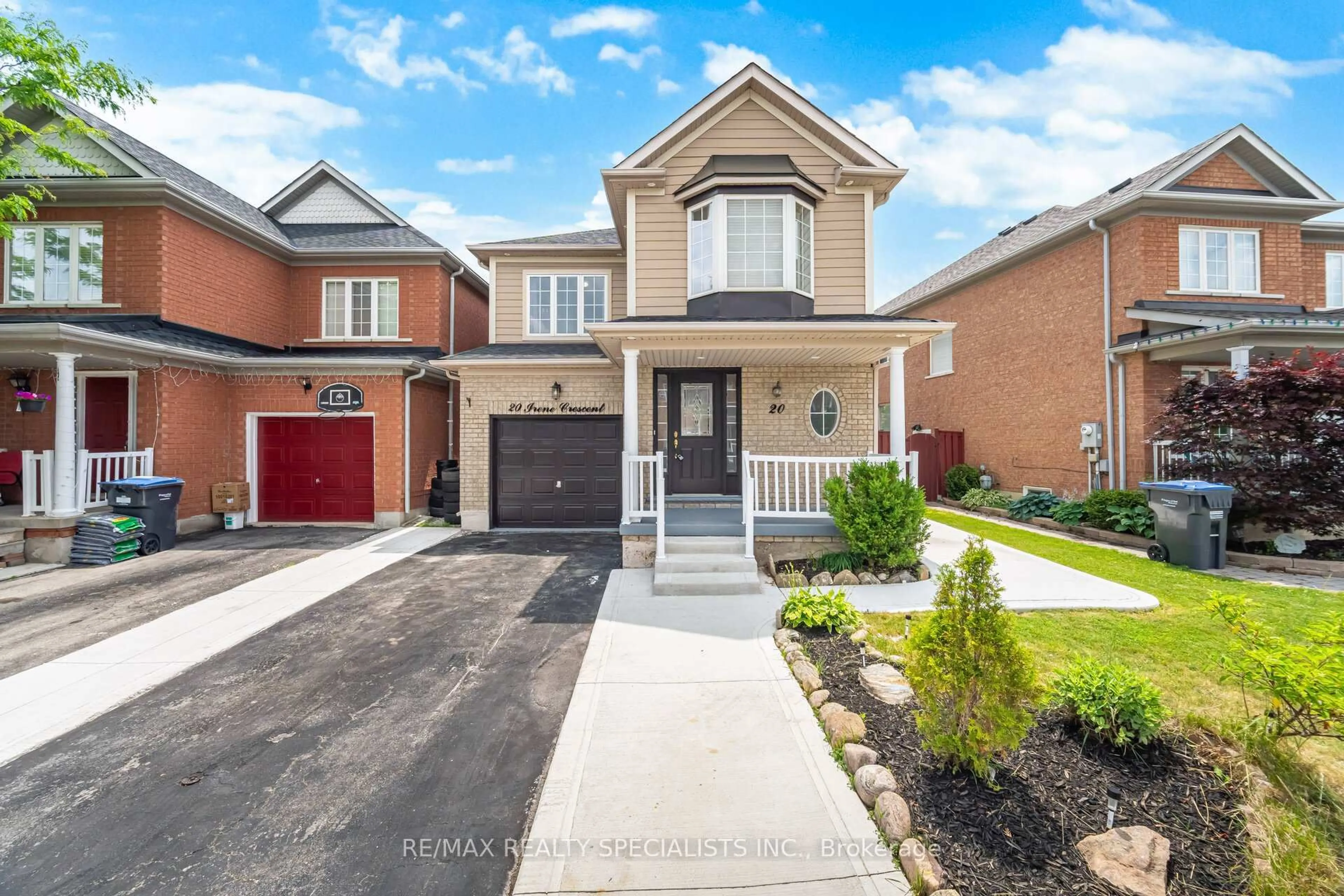 Home with brick exterior material, street for 20 Irene Cres, Brampton Ontario L7A 2V3