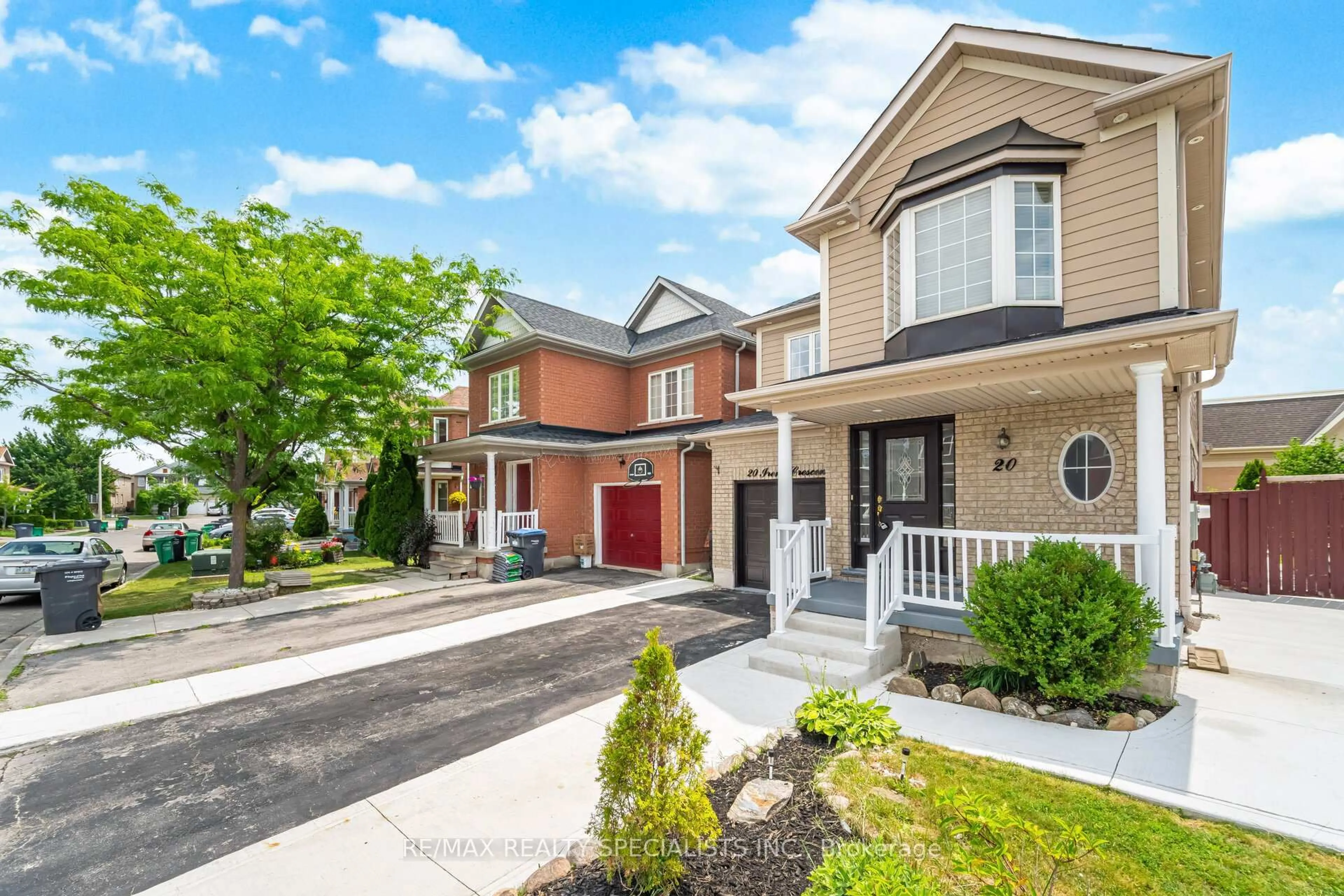 Home with brick exterior material, street for 20 Irene Cres, Brampton Ontario L7A 2V3