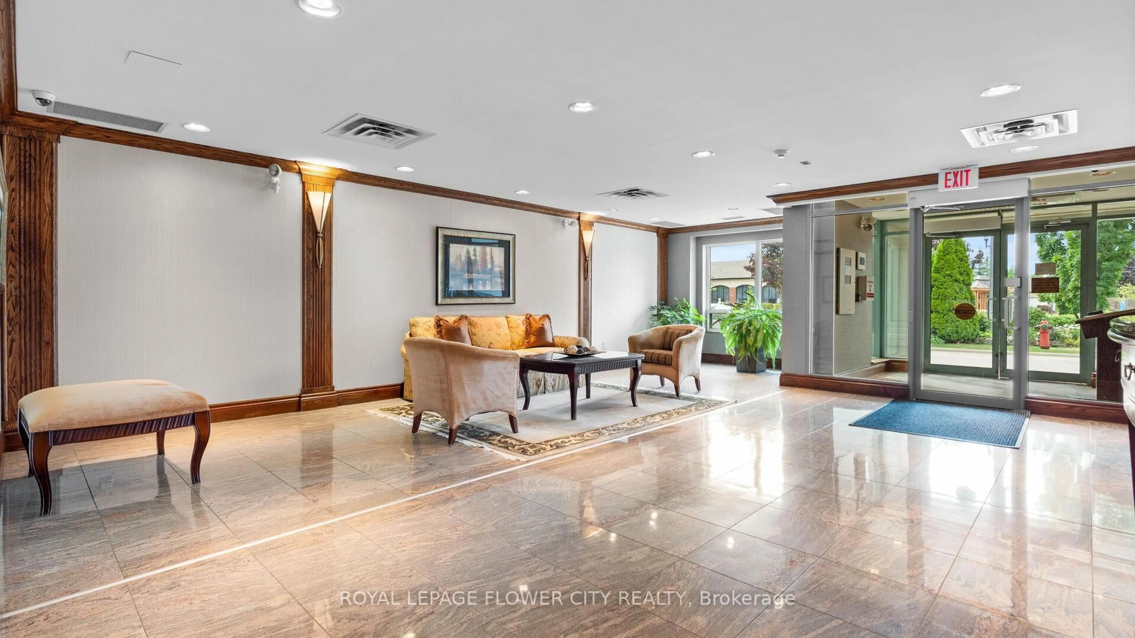 Lobby for 25 Via Rosedale #204, Brampton Ontario L6R 3J8