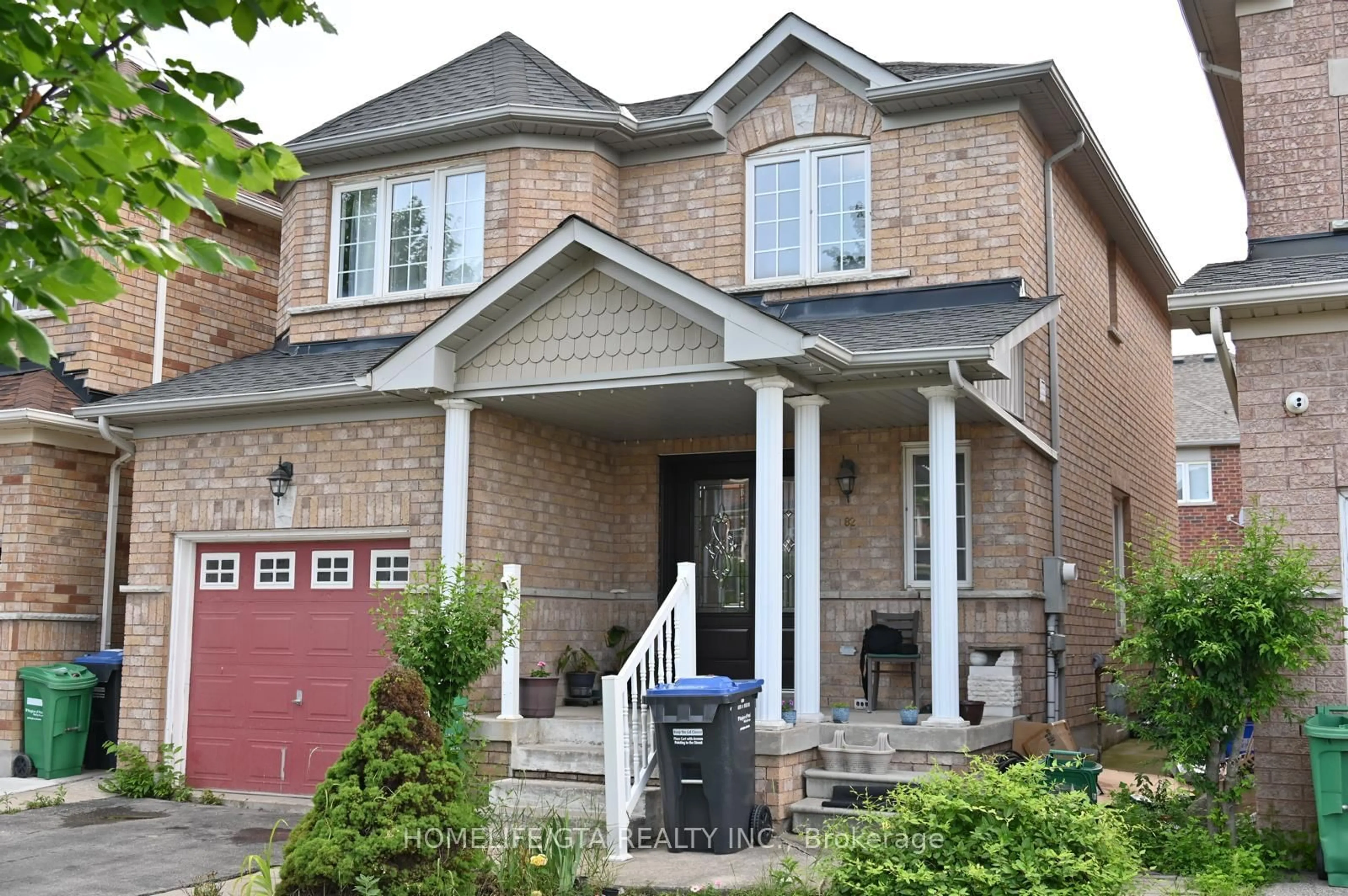 Home with brick exterior material, street for 82 Treasure Dr, Brampton Ontario L7A 3L7