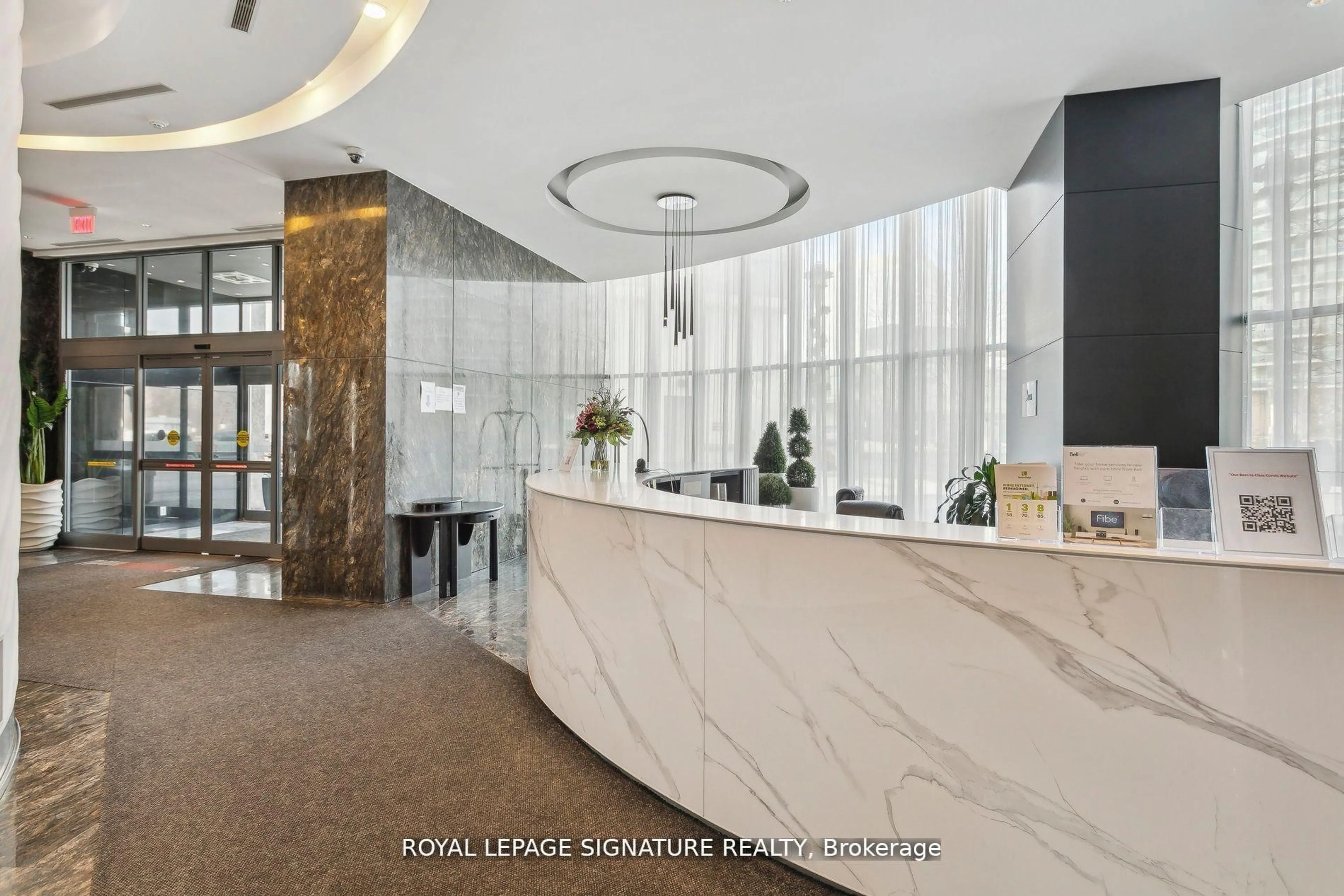 Lobby for 60 Absolute Ave #2503, Mississauga Ontario L4Z 0A9