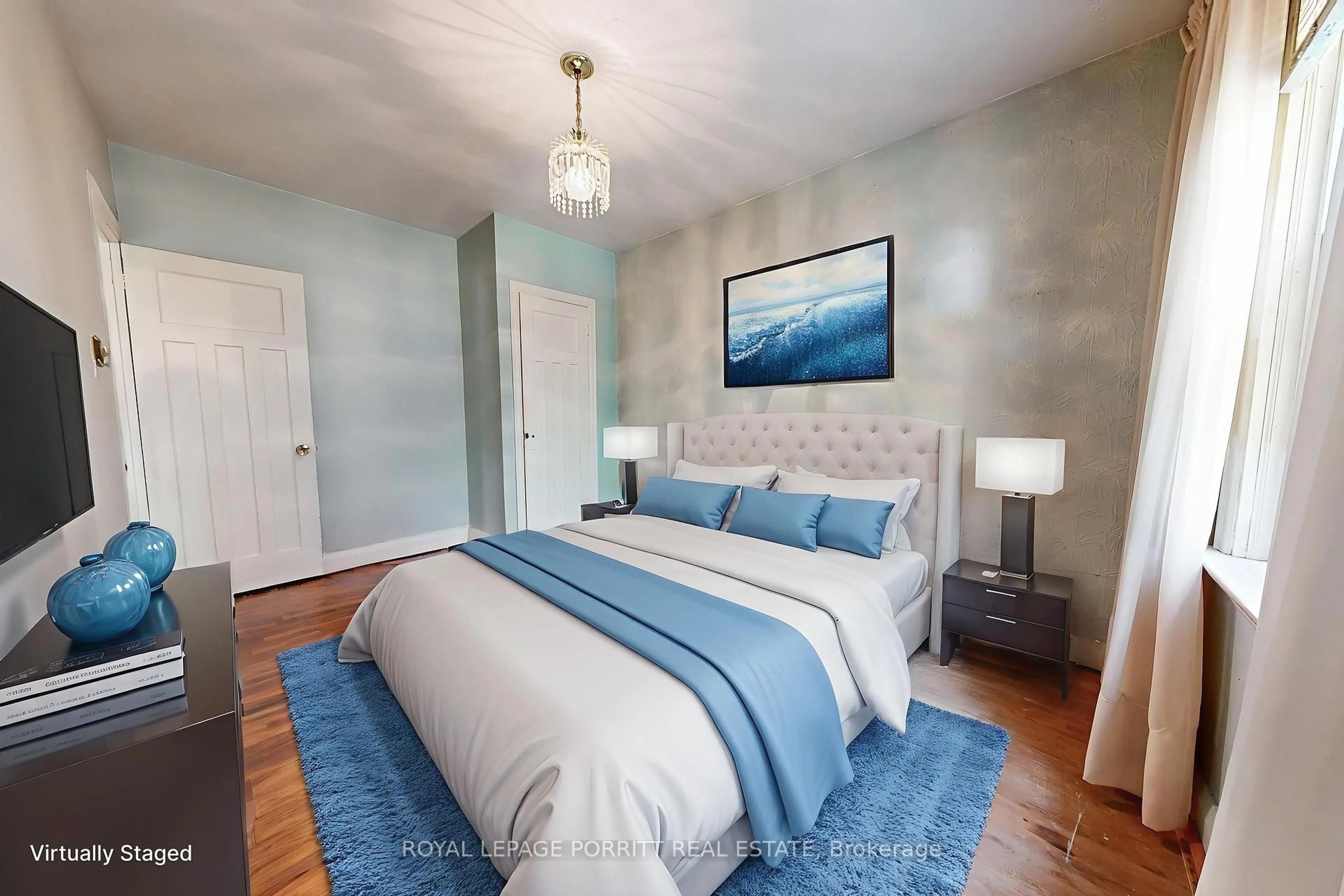 Bedroom with bed, unknown for 27 Struthers St, Toronto Ontario M8V 1Y2