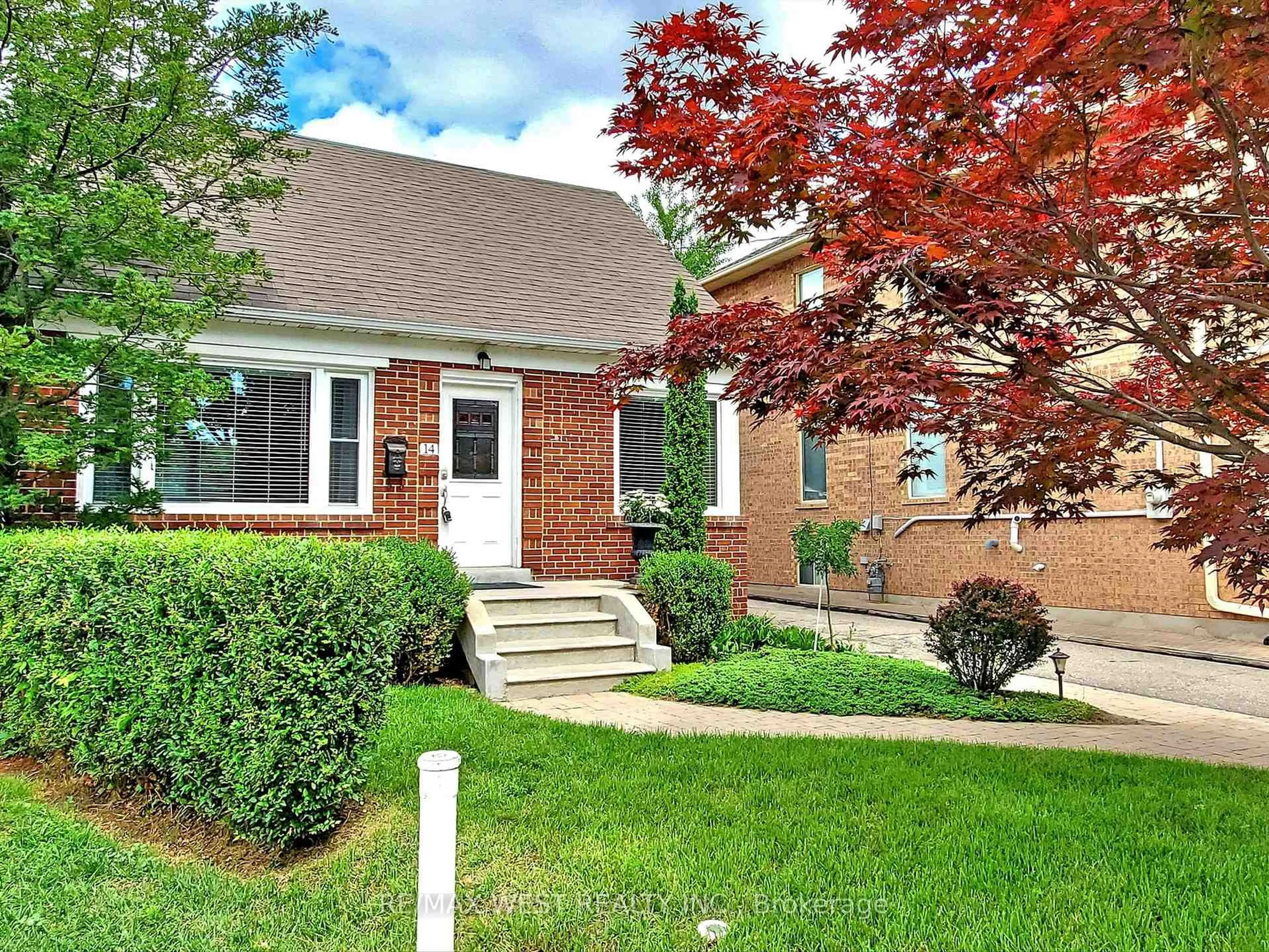 Home with brick exterior material, street for 14 Park Lane, Toronto Ontario M8Y 1R6