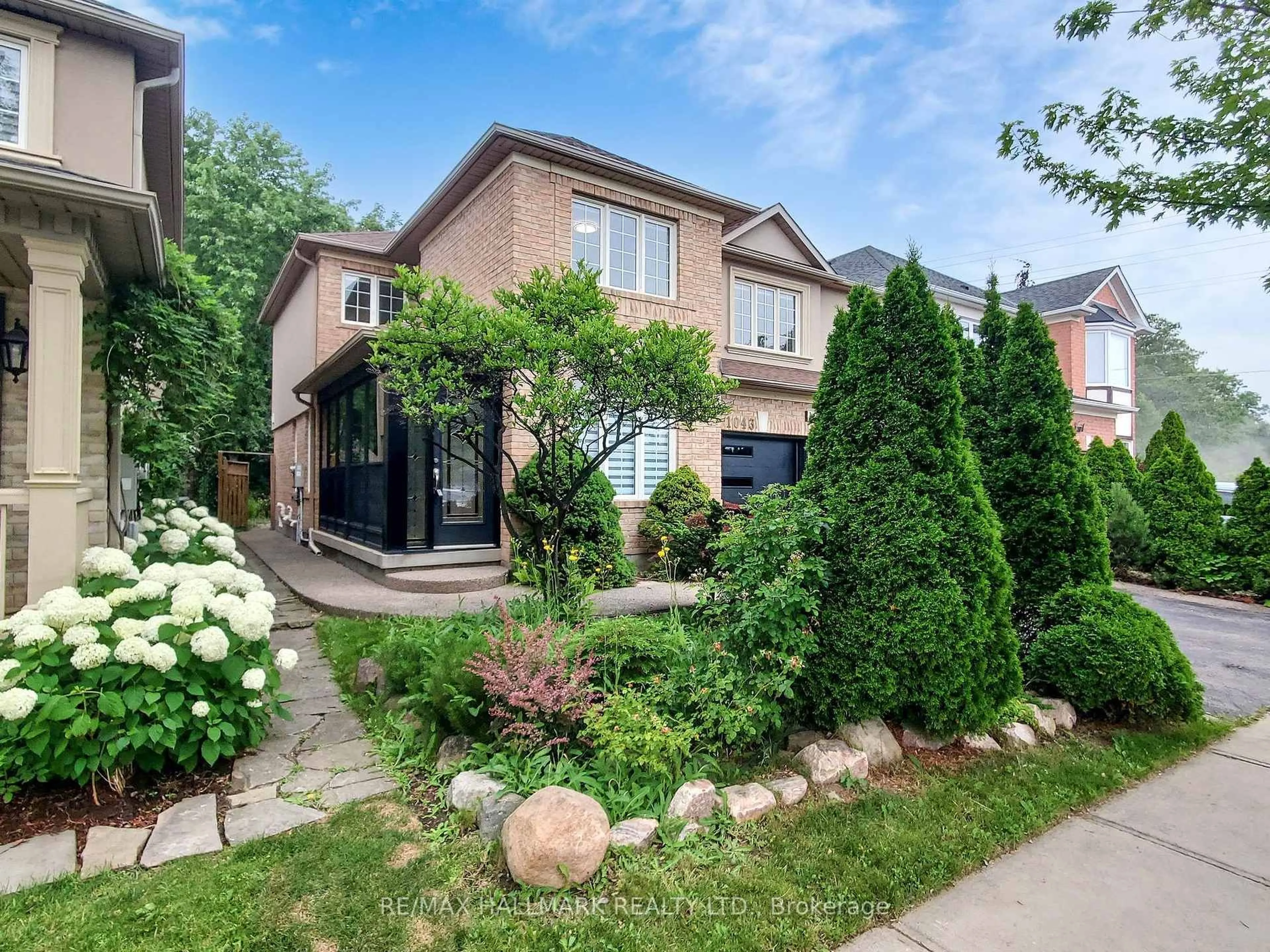 Home with brick exterior material, street for 1043 Freeman Tr, Milton Ontario L9T 5T3