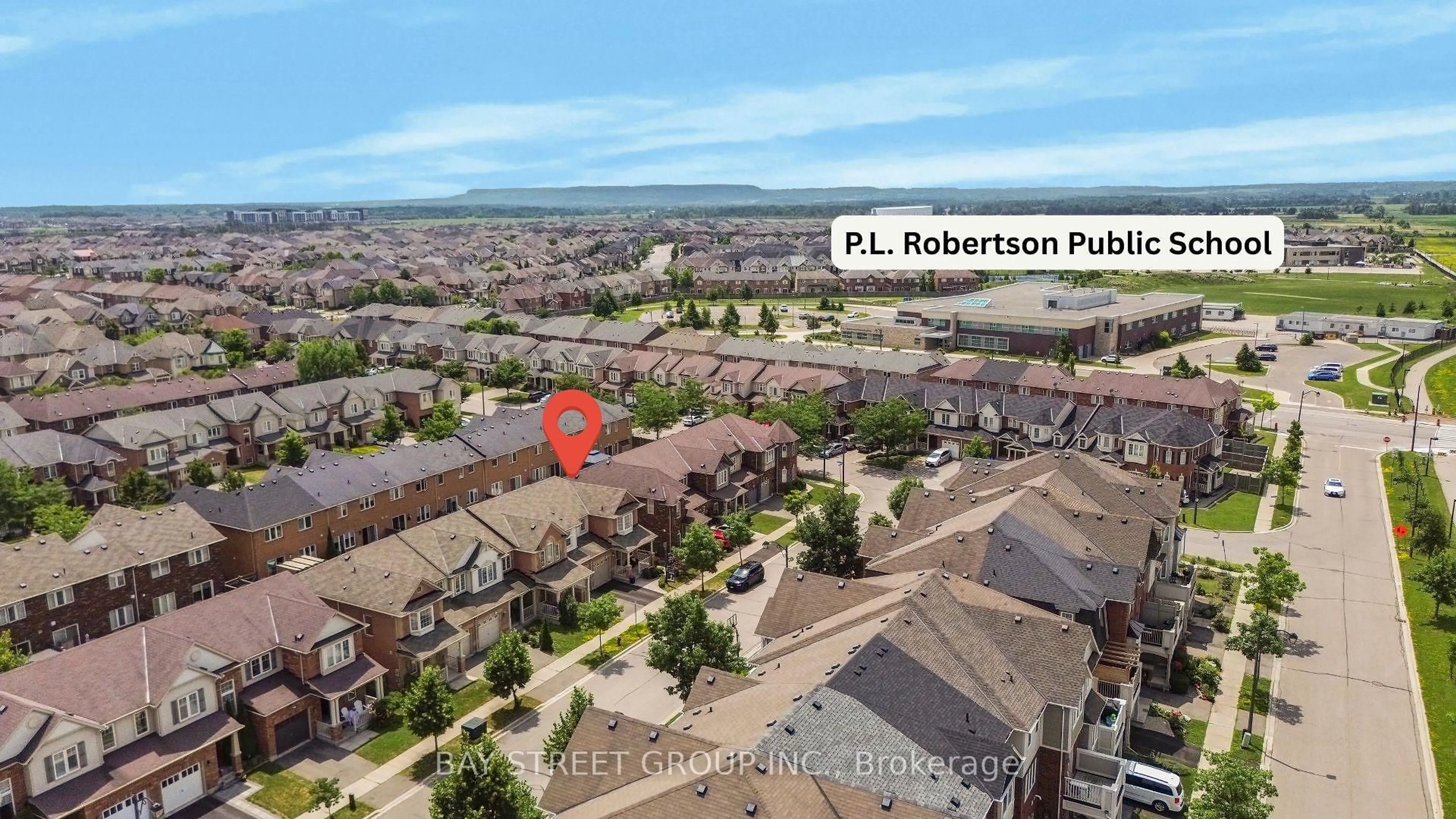 A pic from outside/outdoor area/front of a property/back of a property/a pic from drone, unknown for 75 Finney Terr, Milton Ontario L9T 7B1