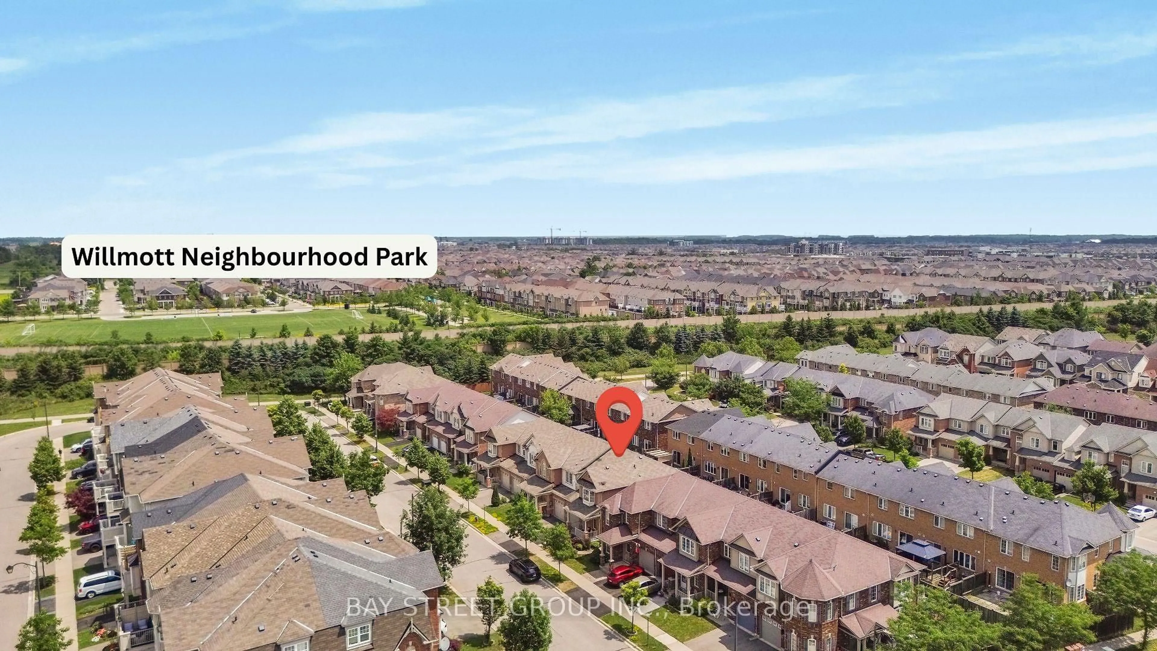 A pic from outside/outdoor area/front of a property/back of a property/a pic from drone, mountain view for 75 Finney Terr, Milton Ontario L9T 7B1