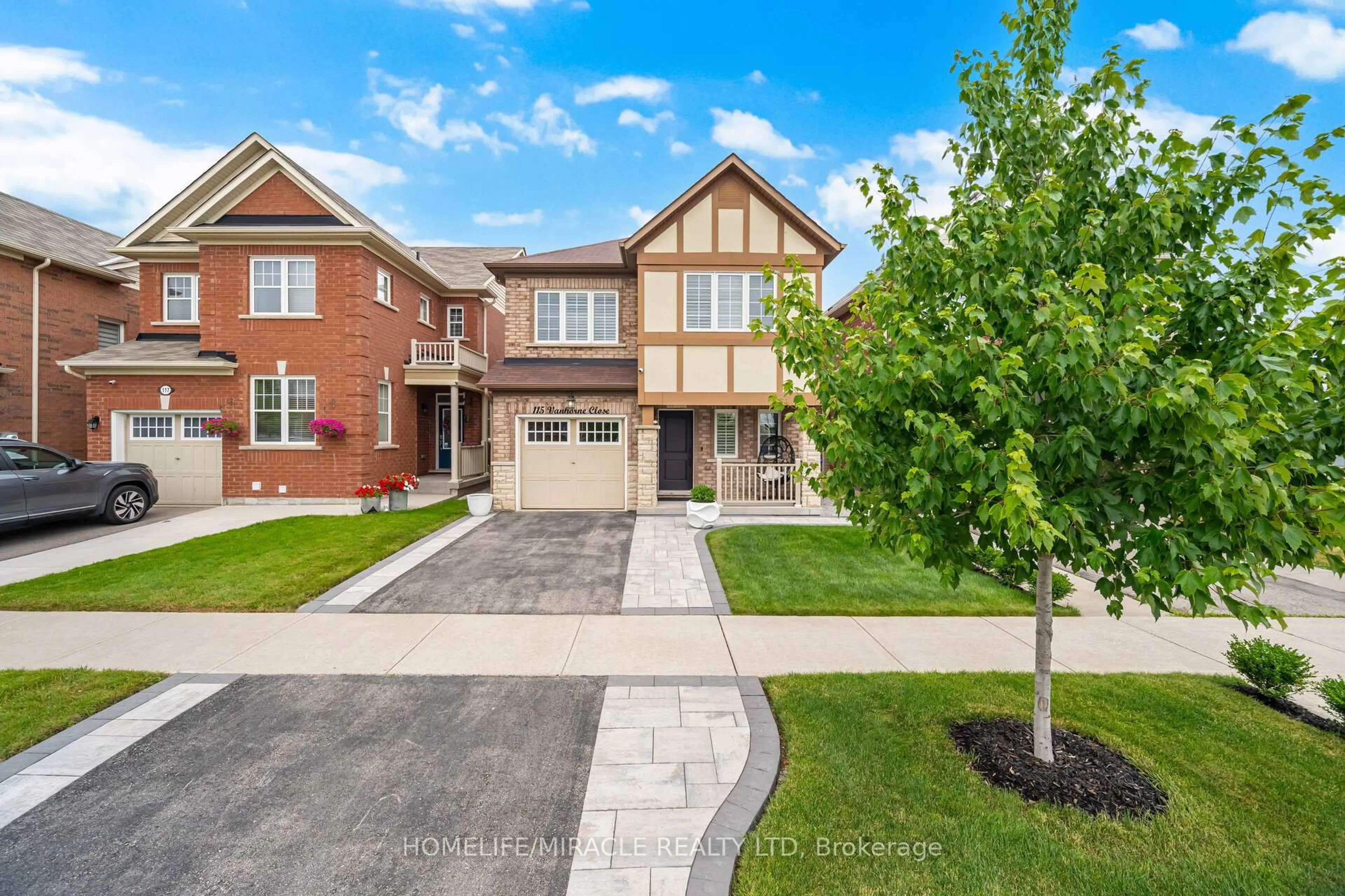 Home with brick exterior material, street for 115 Vanhorne Clse, Brampton Ontario L7A 4E9