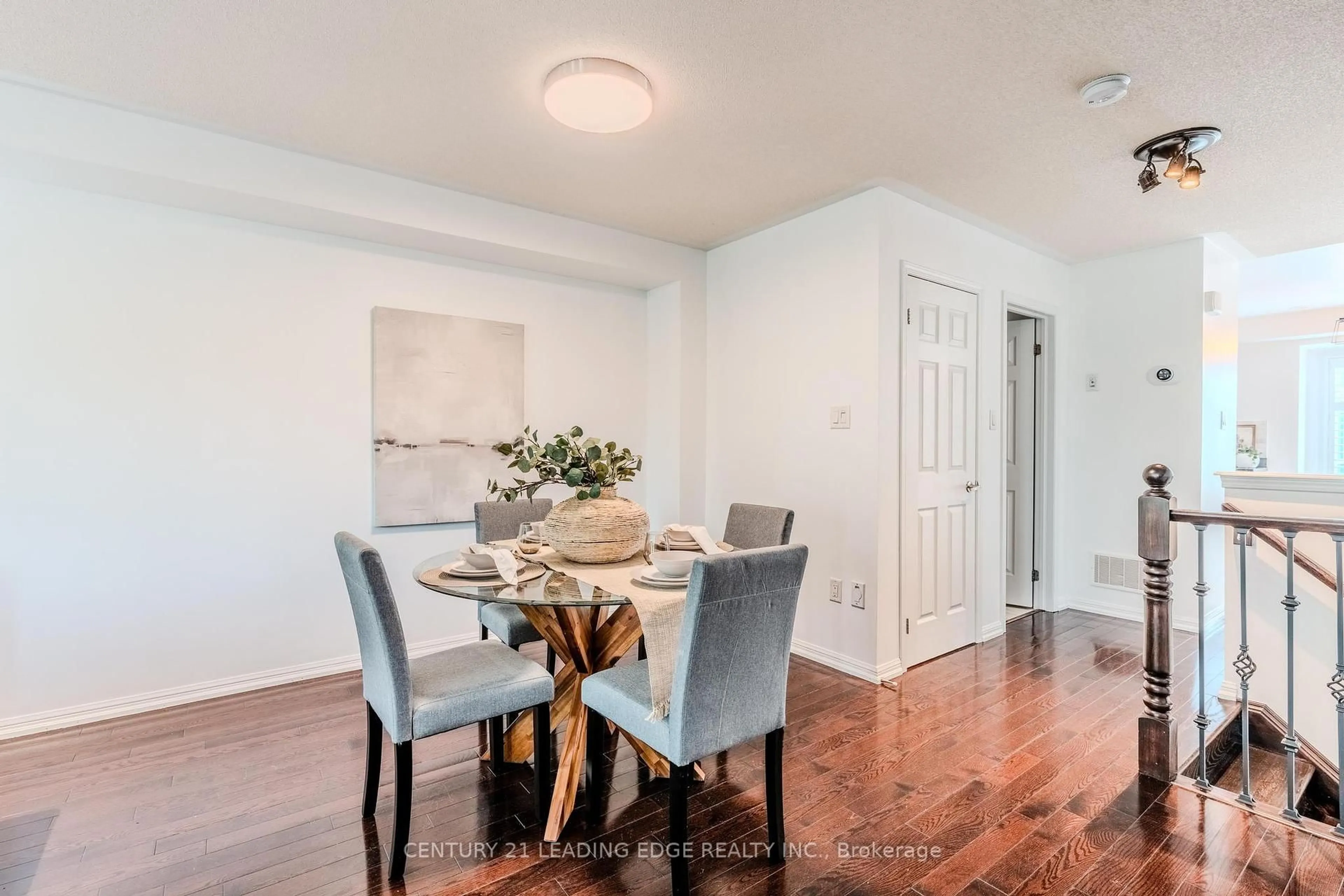 Dining room, wood/laminate floor for 6020 Derry Rd #48, Milton Ontario L9T 8L6