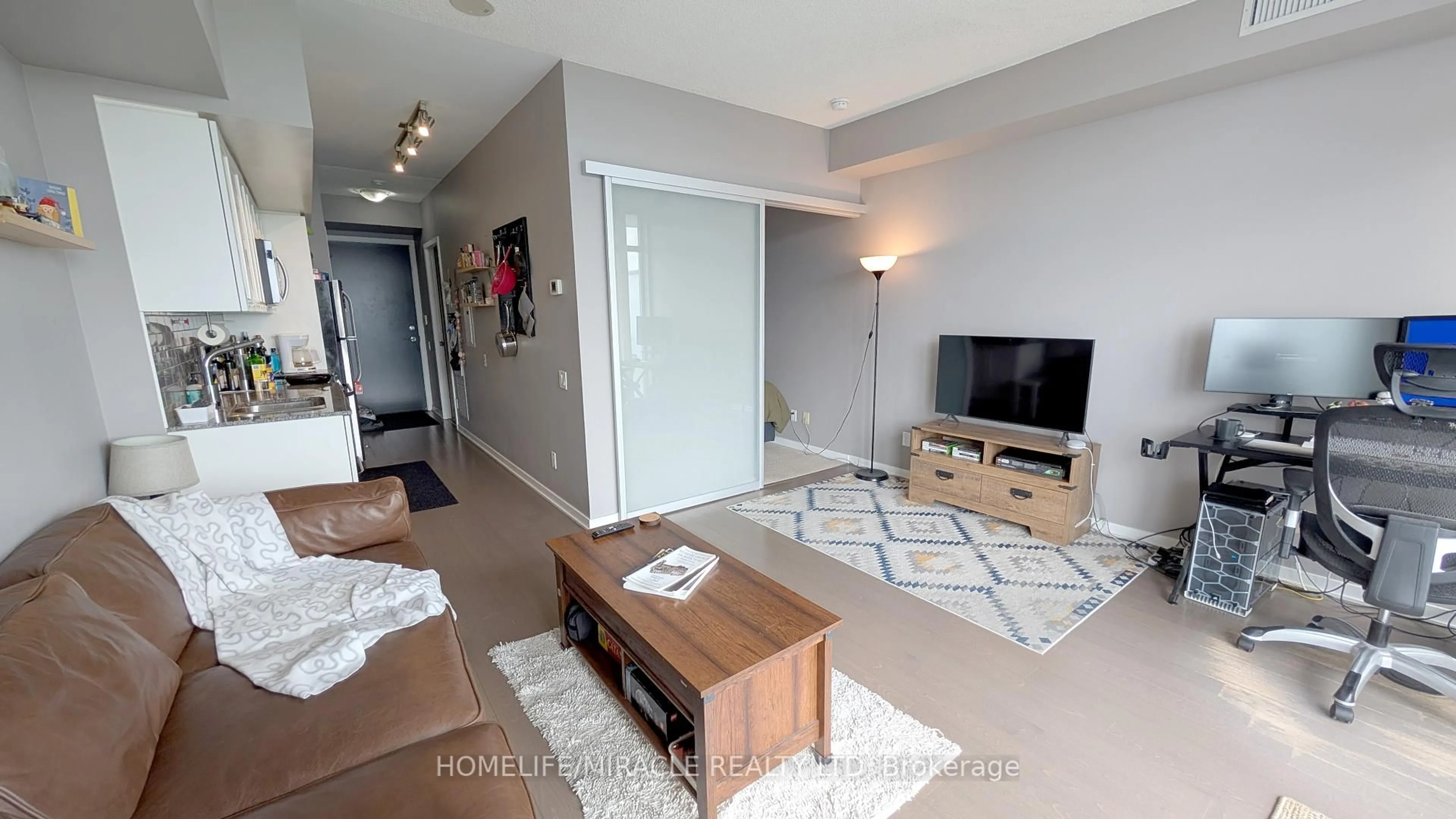 Living room with furniture, unknown for 105 The Queensway #3012, Toronto Ontario M6S 5B5