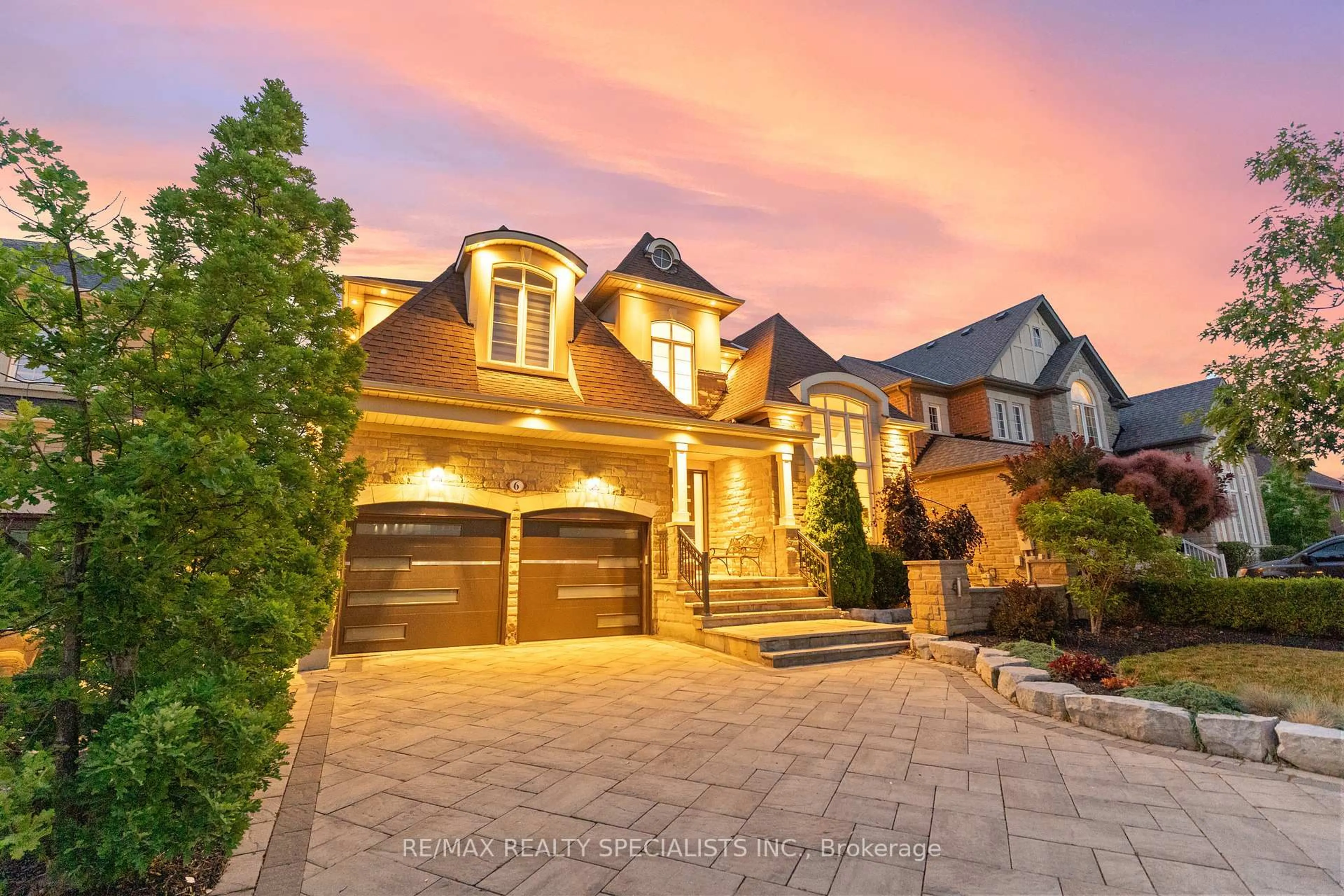 Home with brick exterior material, street for 6 Islington Dr, Brampton Ontario L6P 3A5
