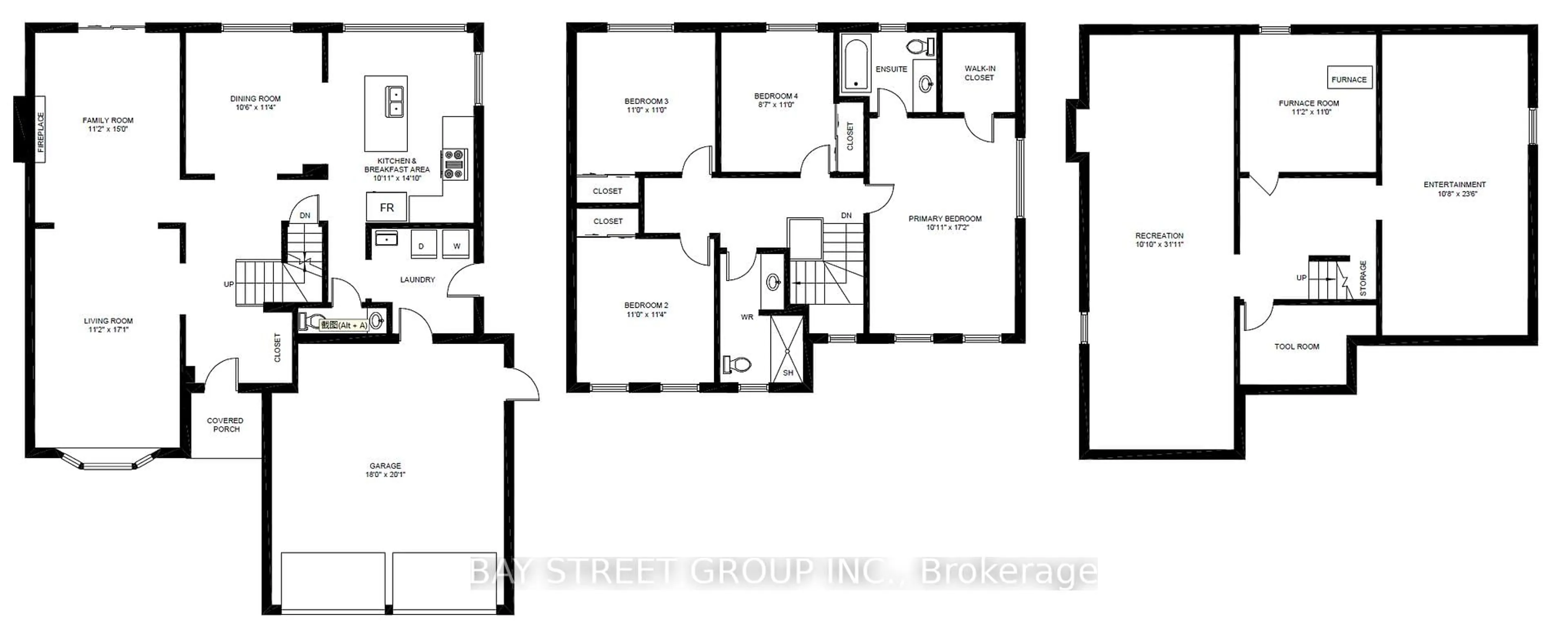 Floor plan for 6410 Edenwood Dr, Mississauga Ontario L5N 3H3