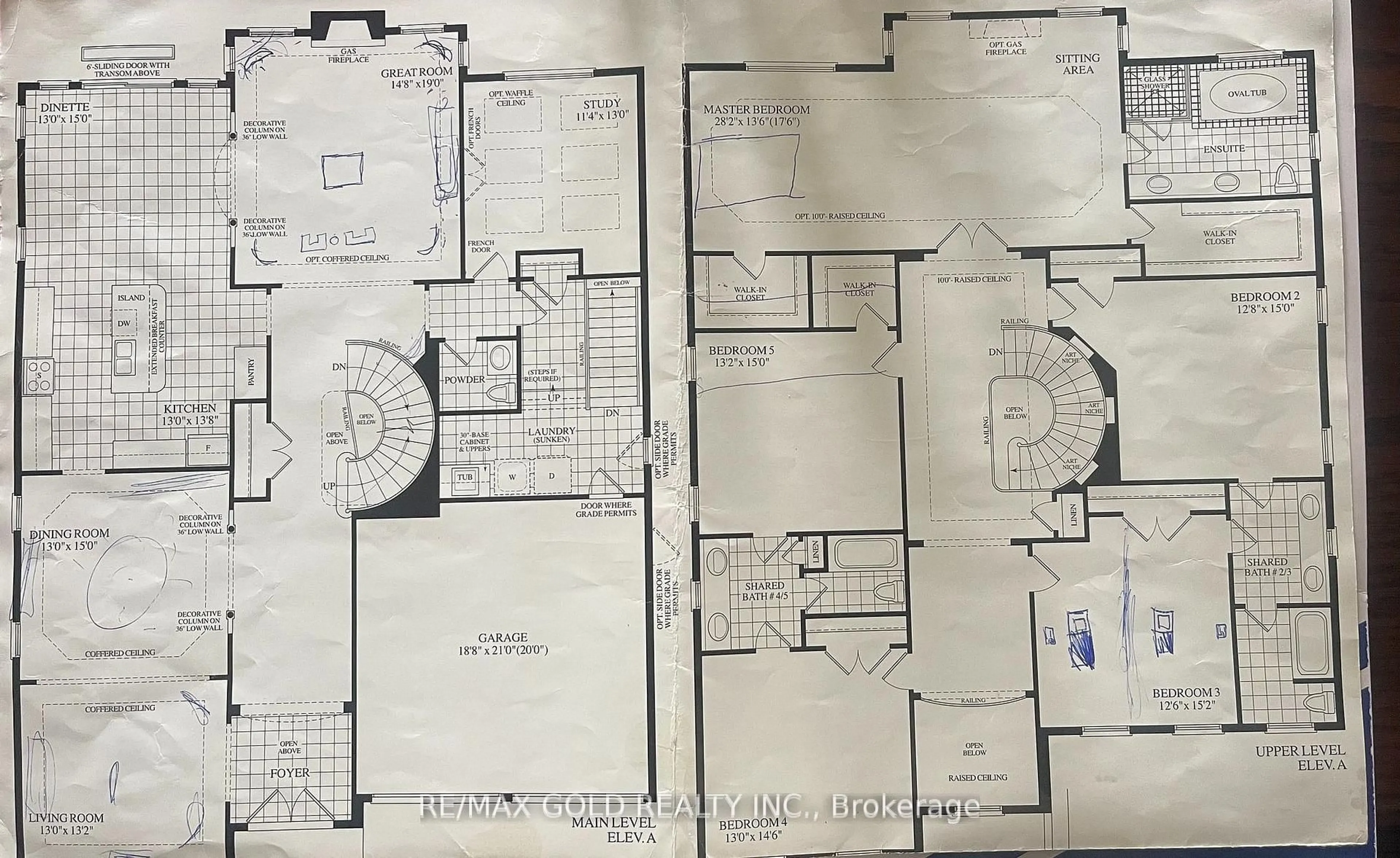 Floor plan for 14 Ladbrook Cres, Brampton Ontario L6X 5H6