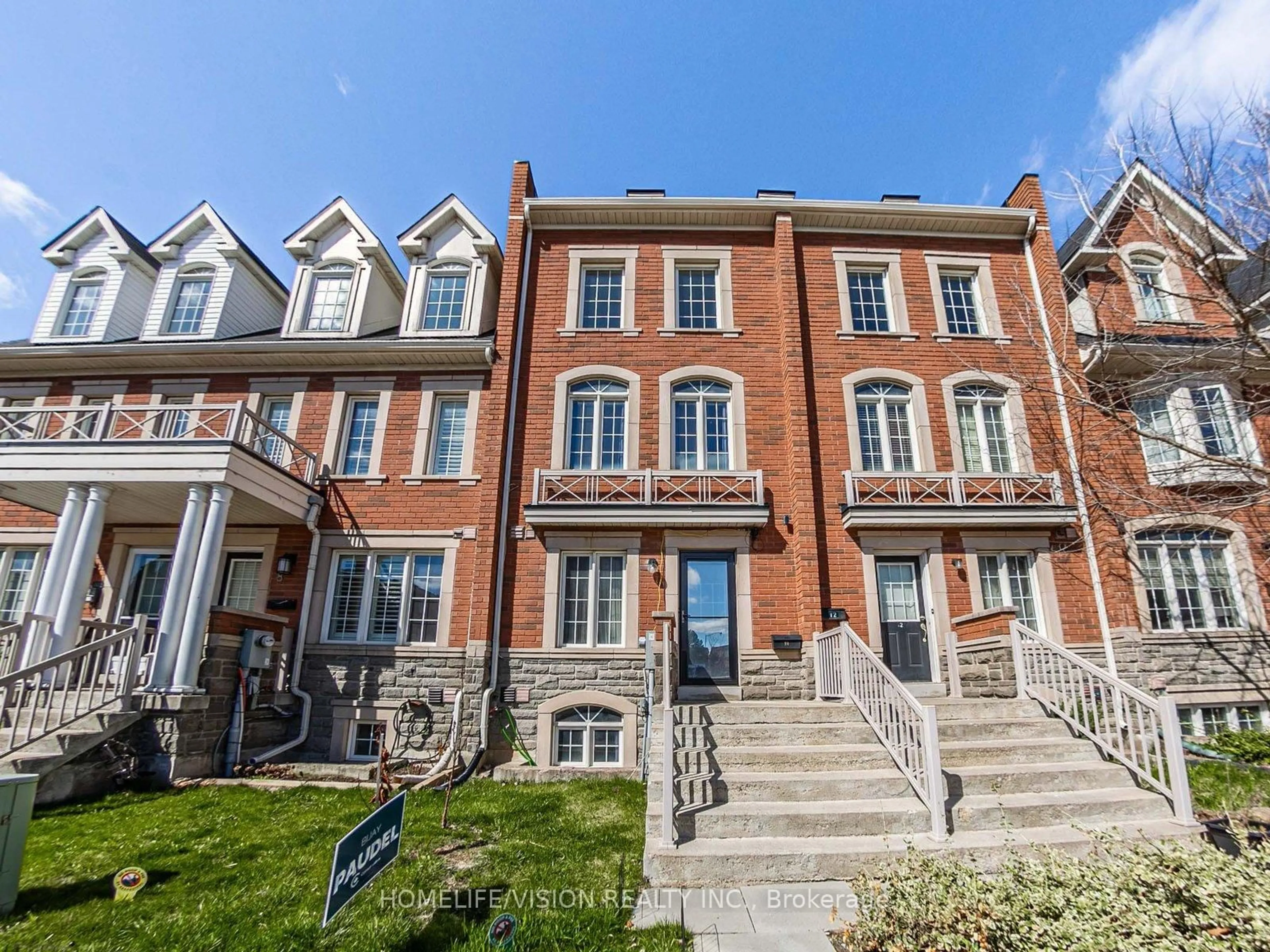 Home with brick exterior material, street for 10 Odoardo Di Santo Circ, Toronto Ontario M3L 0E7