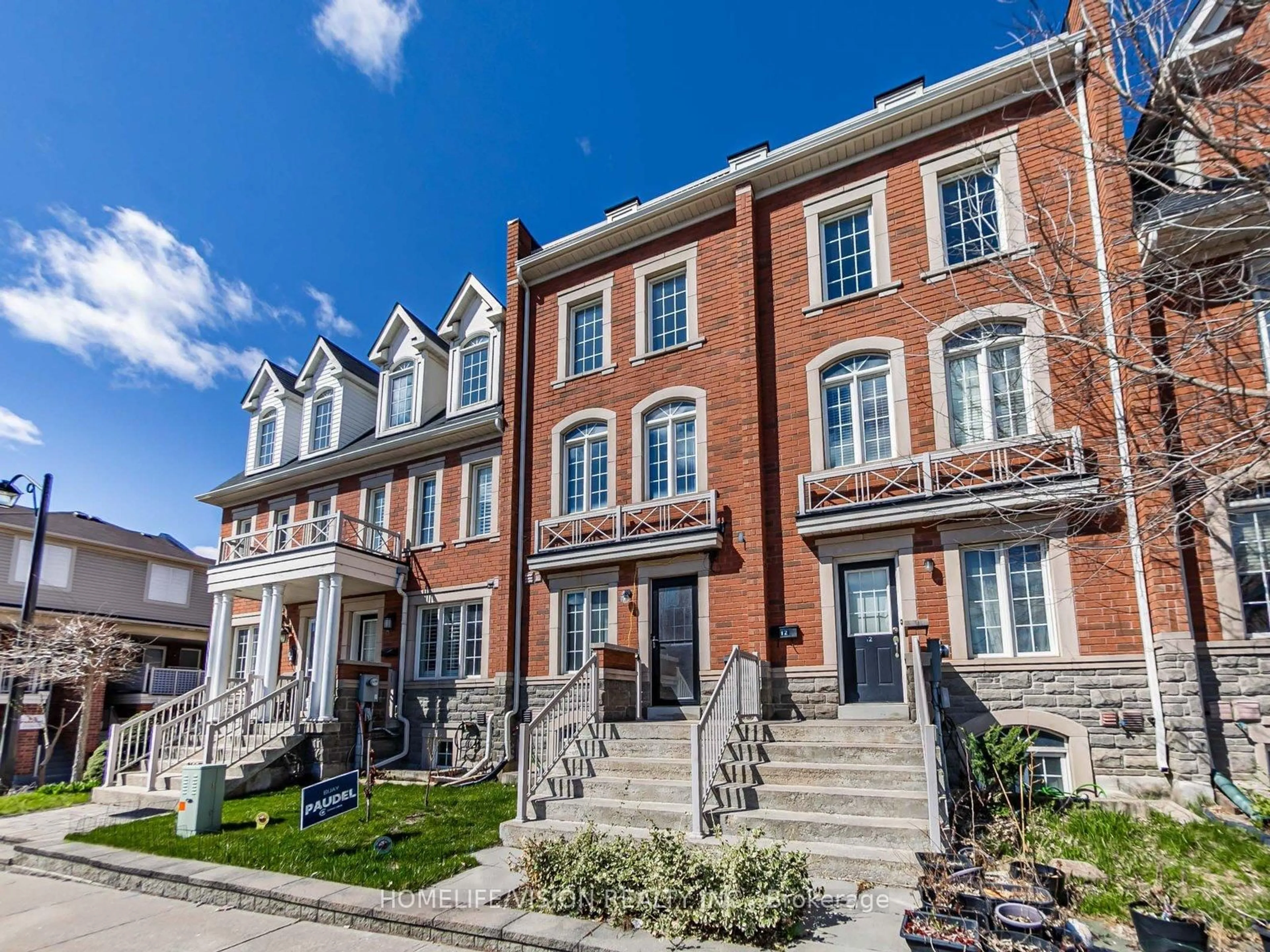 Home with brick exterior material, street for 10 Odoardo Di Santo Circ, Toronto Ontario M3L 0E7