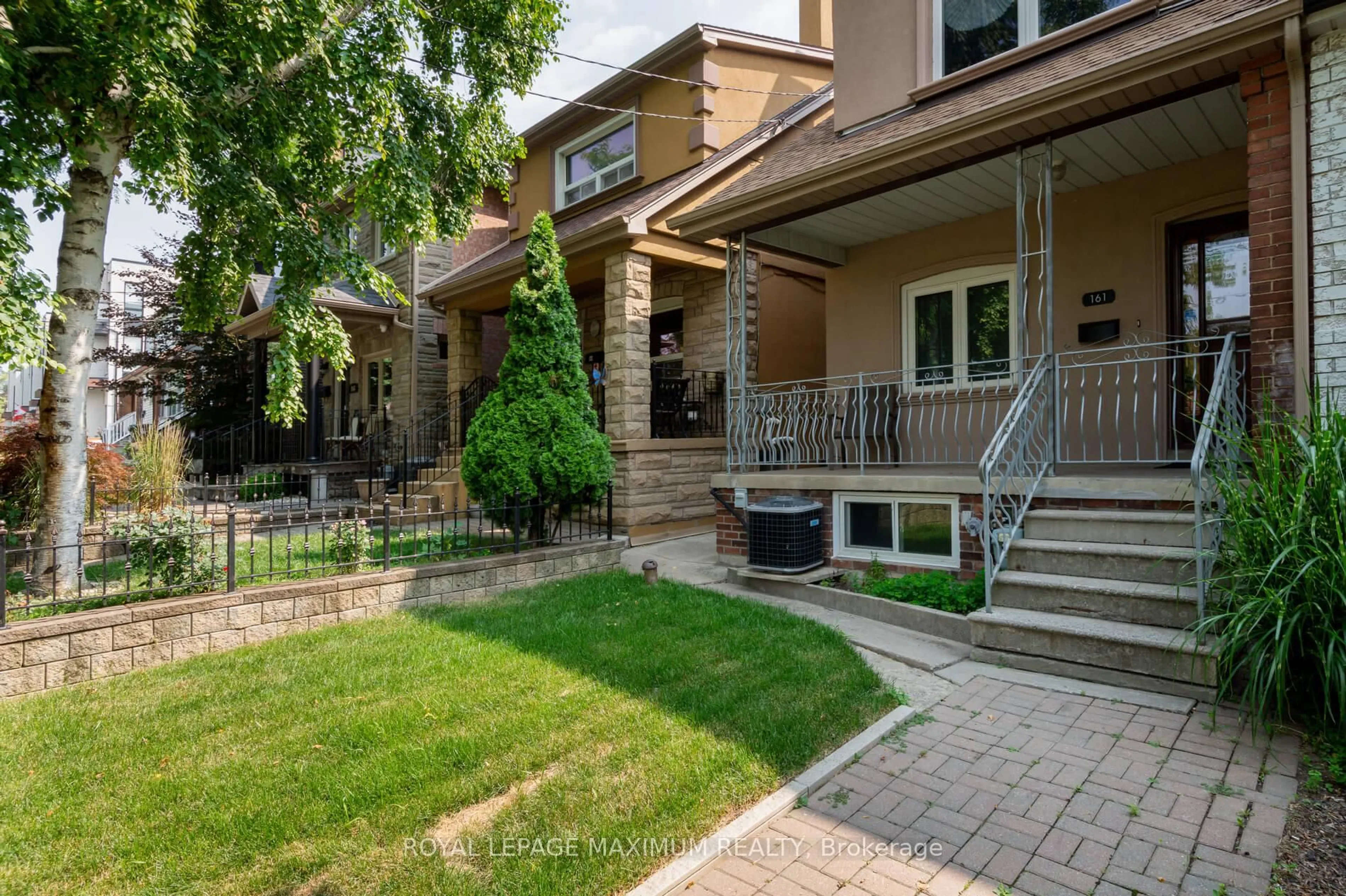 Patio, street for 161 Caledonia Rd, Toronto Ontario M6E 4S8