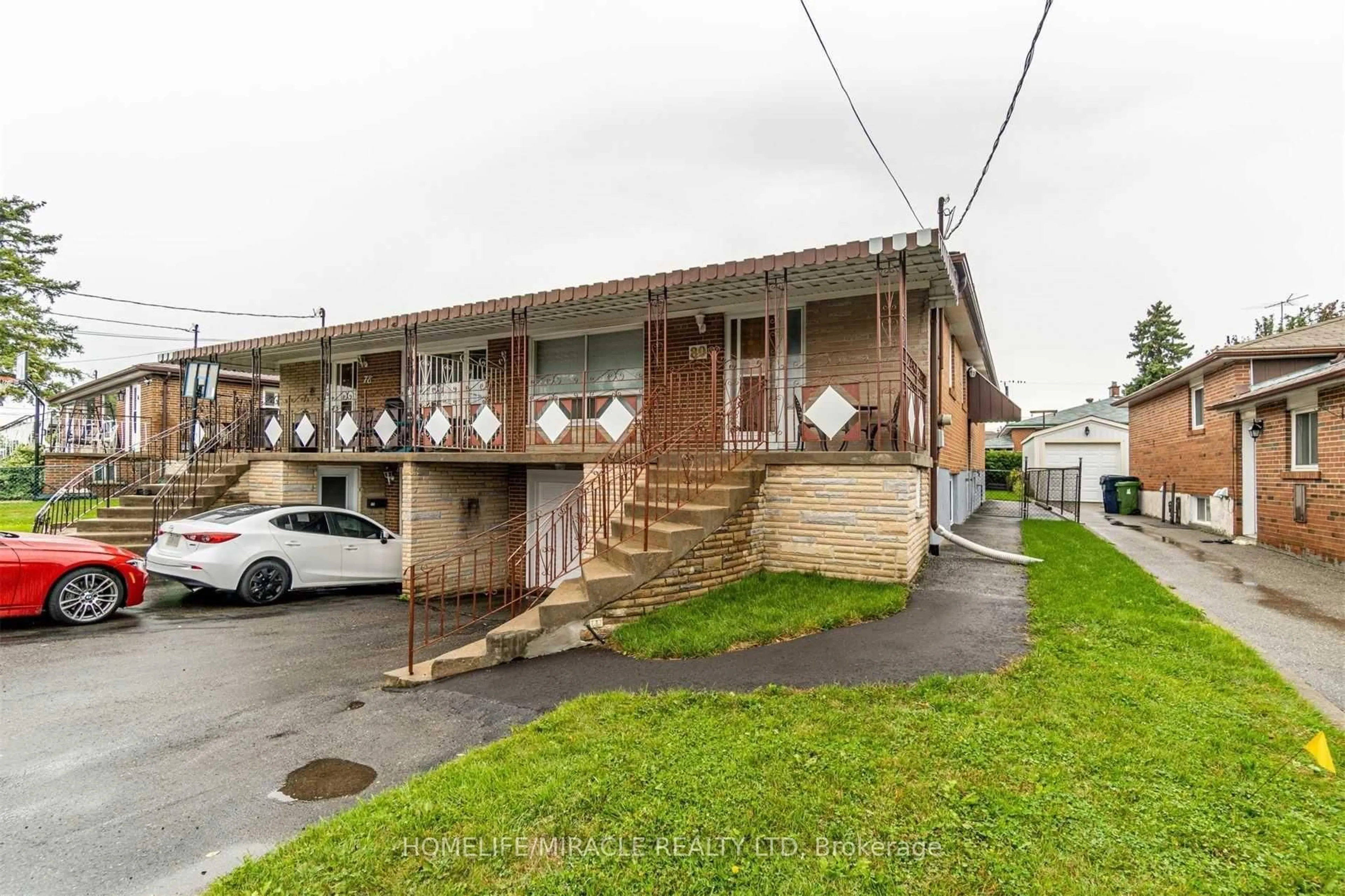 Patio, street for 80 Goldsboro Rd, Toronto Ontario M9L 1A7