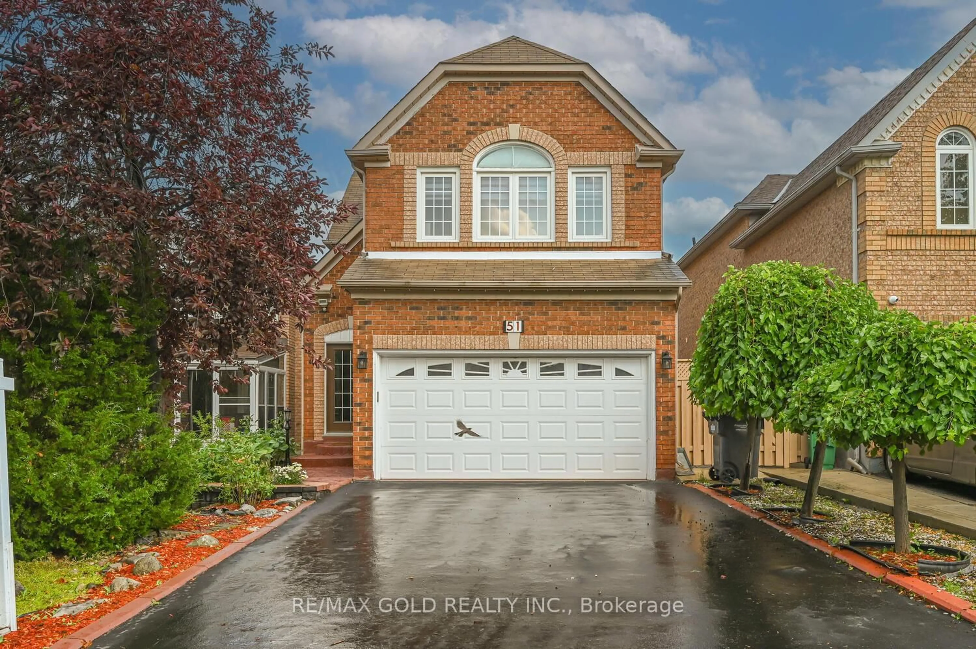 Home with brick exterior material, street for 51 Rocky Mountain Cres, Brampton Ontario L6R 1E7
