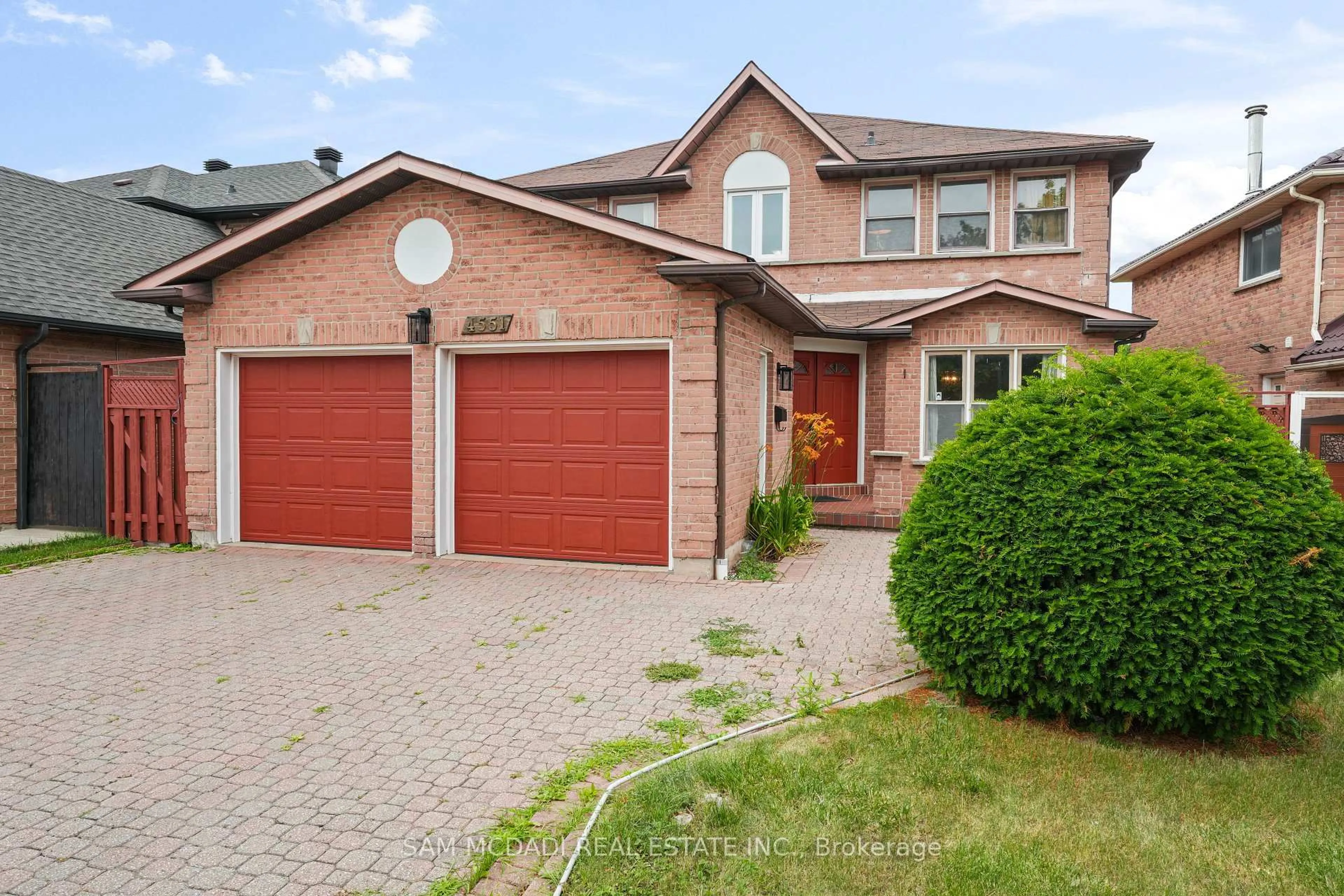 Home with brick exterior material, street for 4551 Guildwood Way, Mississauga Ontario L5R 1Z5