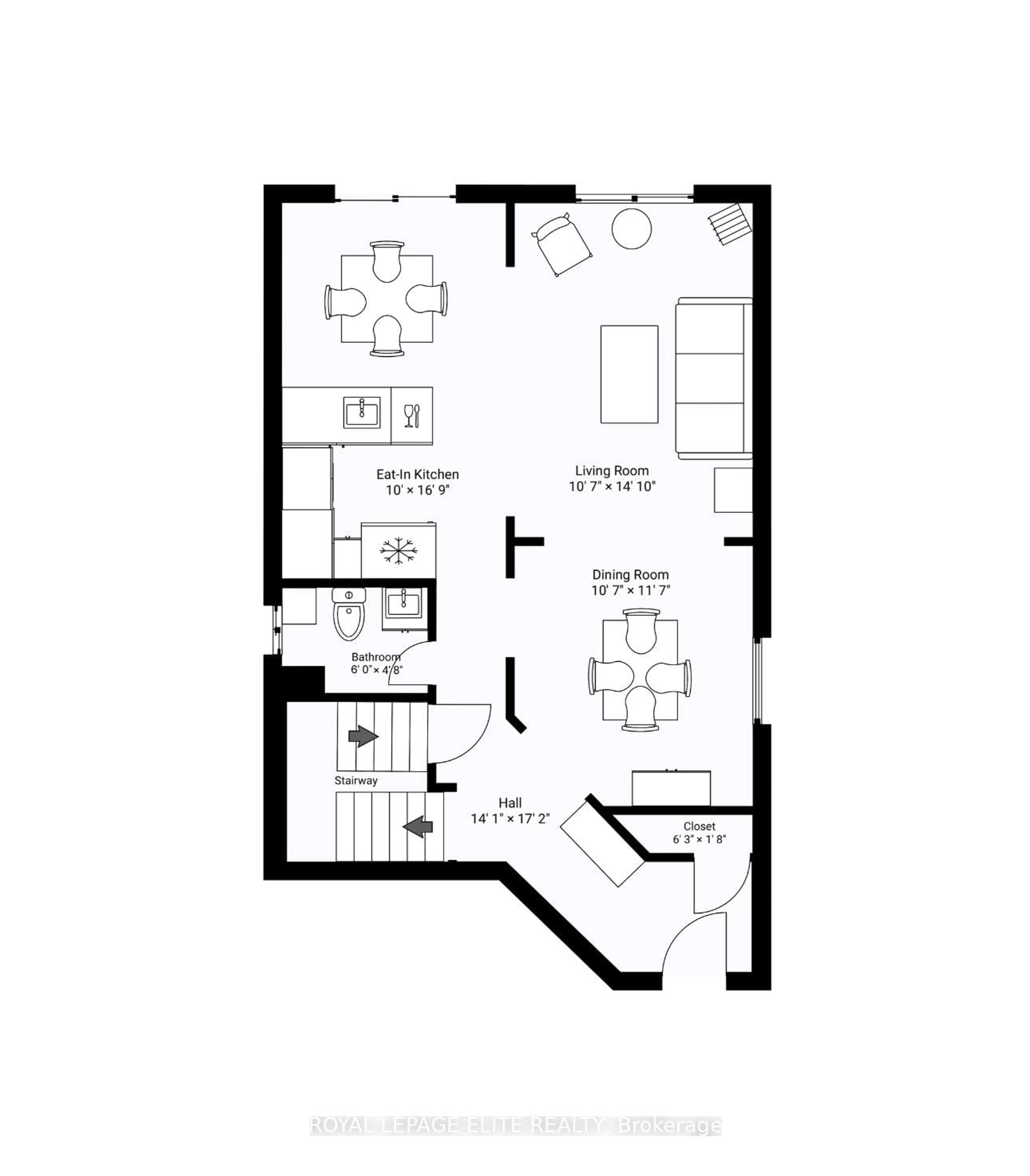 Floor plan for 2989 Gulfstream Way, Mississauga Ontario L5N 6J8