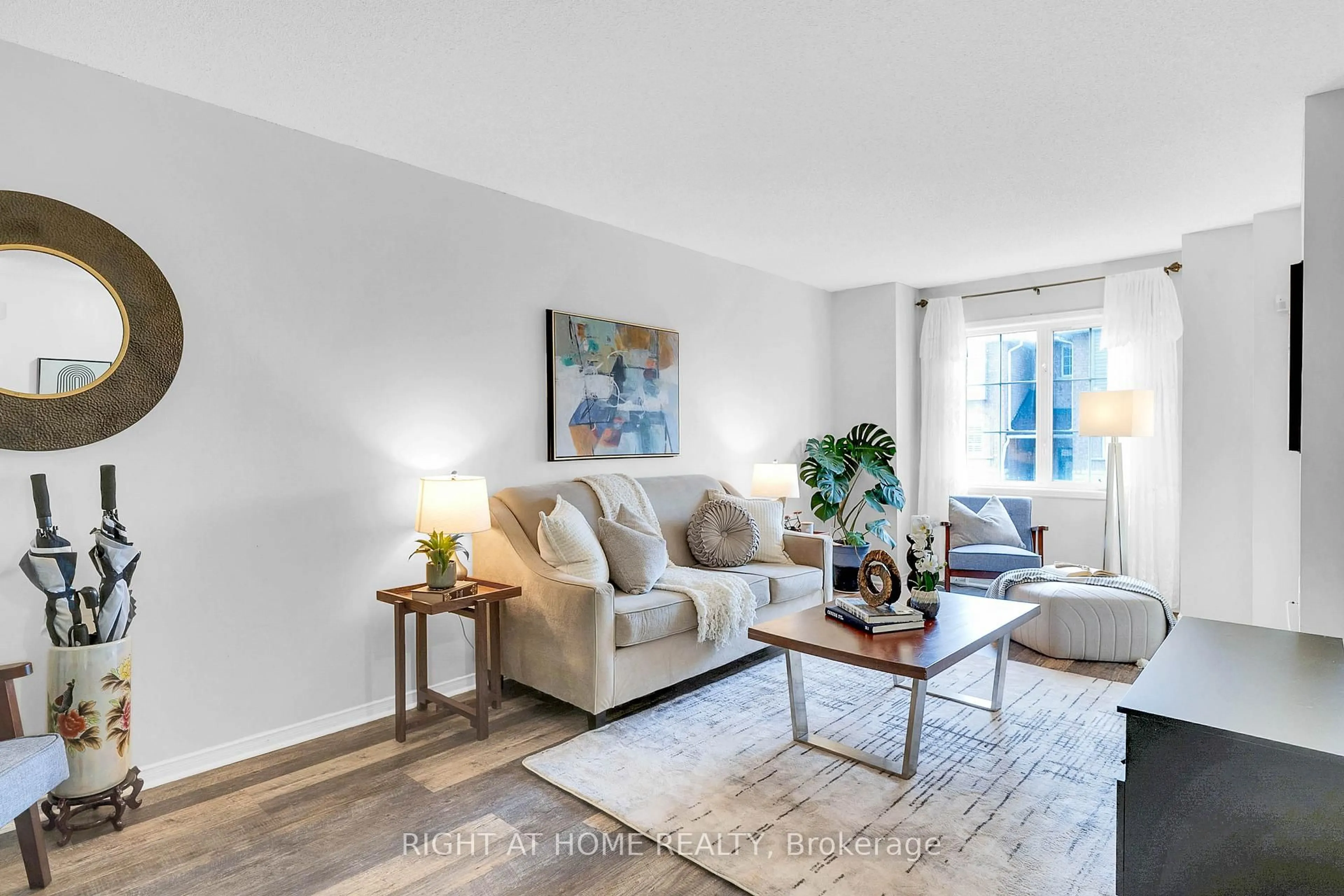 Living room with furniture, unknown for 45 Rivers Edge Dr, Toronto Ontario M6M 5L4