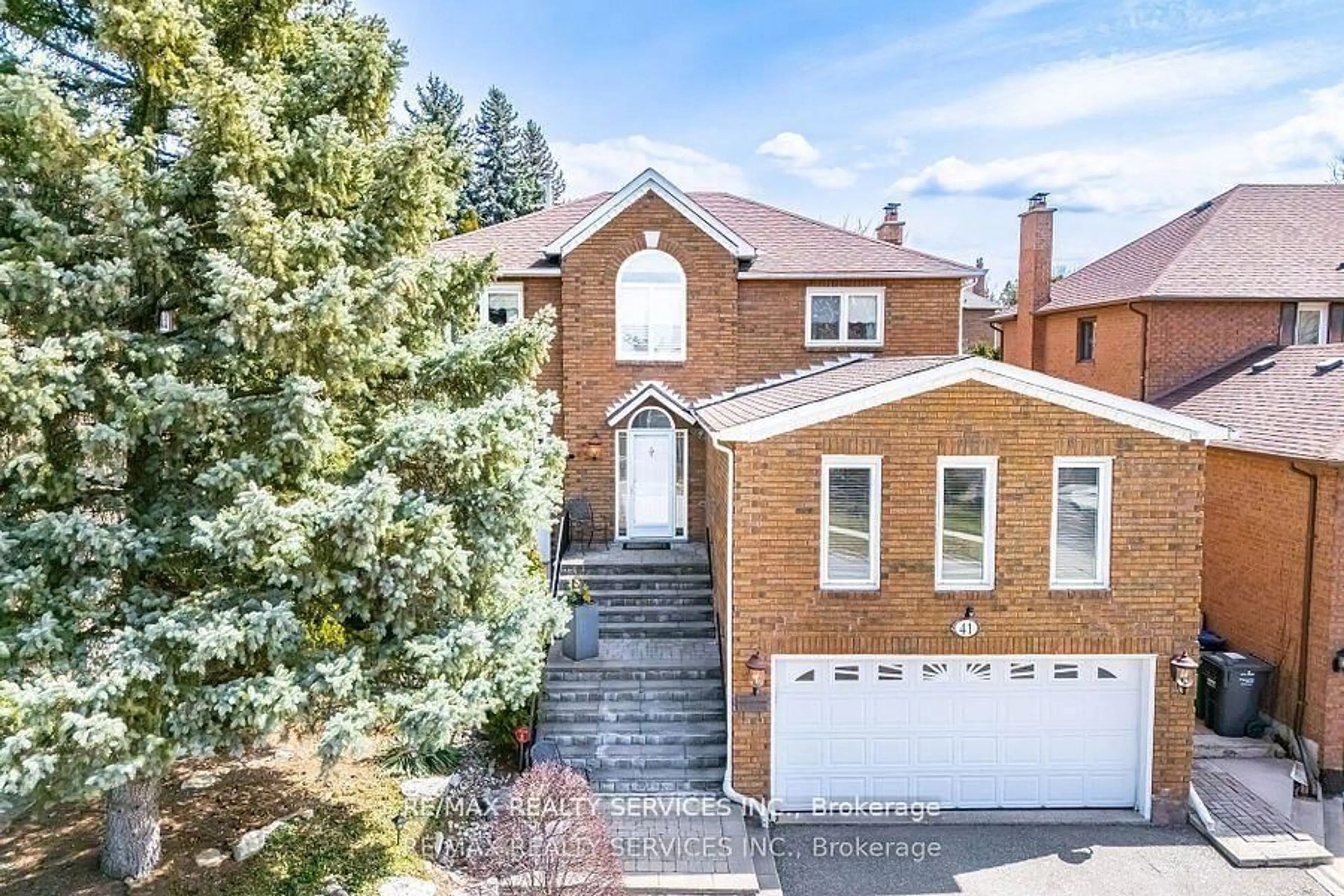 Home with brick exterior material, street for 41 Christie Dr, Brampton Ontario L6Z 3J6