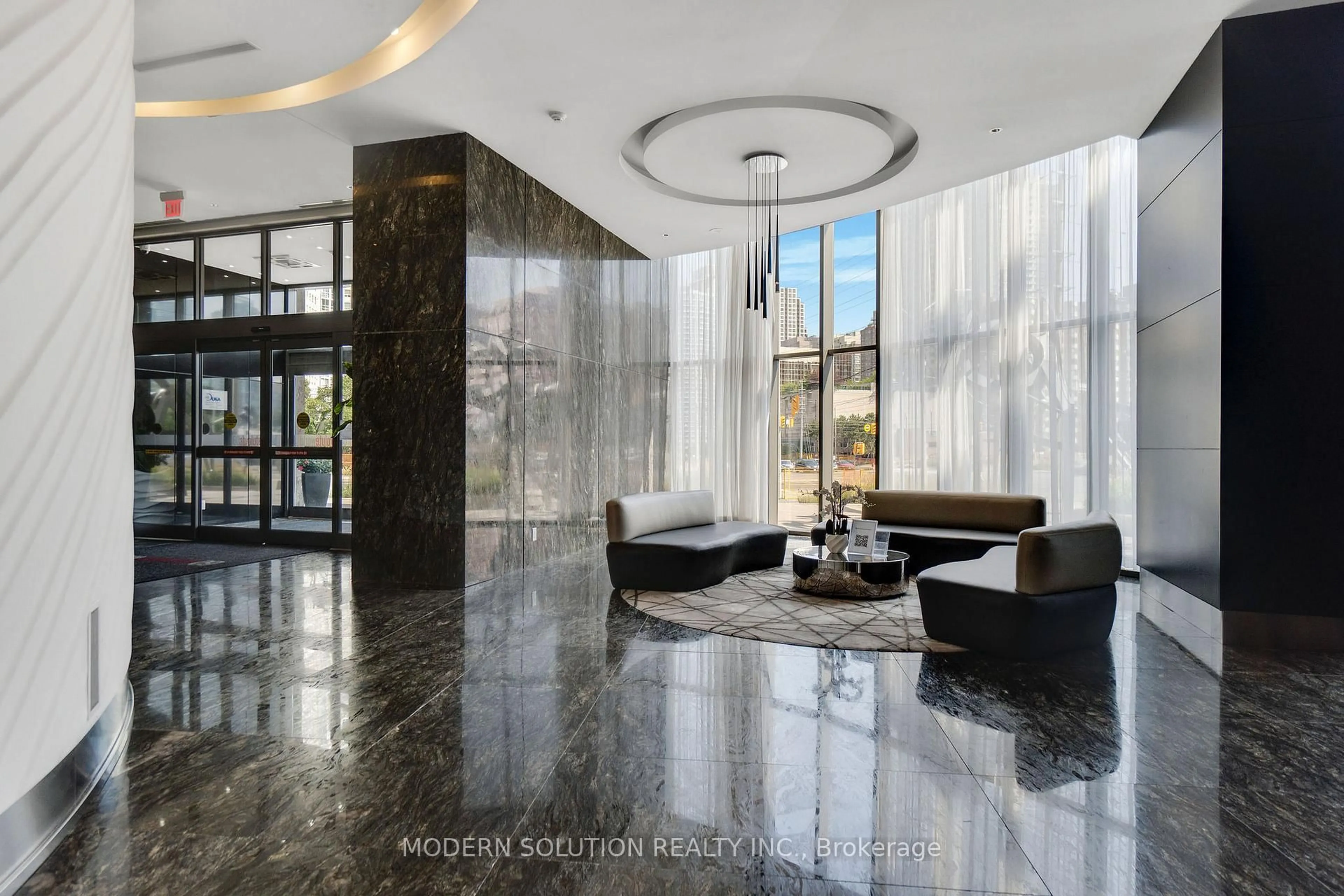Lobby for 60 Absolute Ave #3707, Mississauga Ontario L4Z 0A9