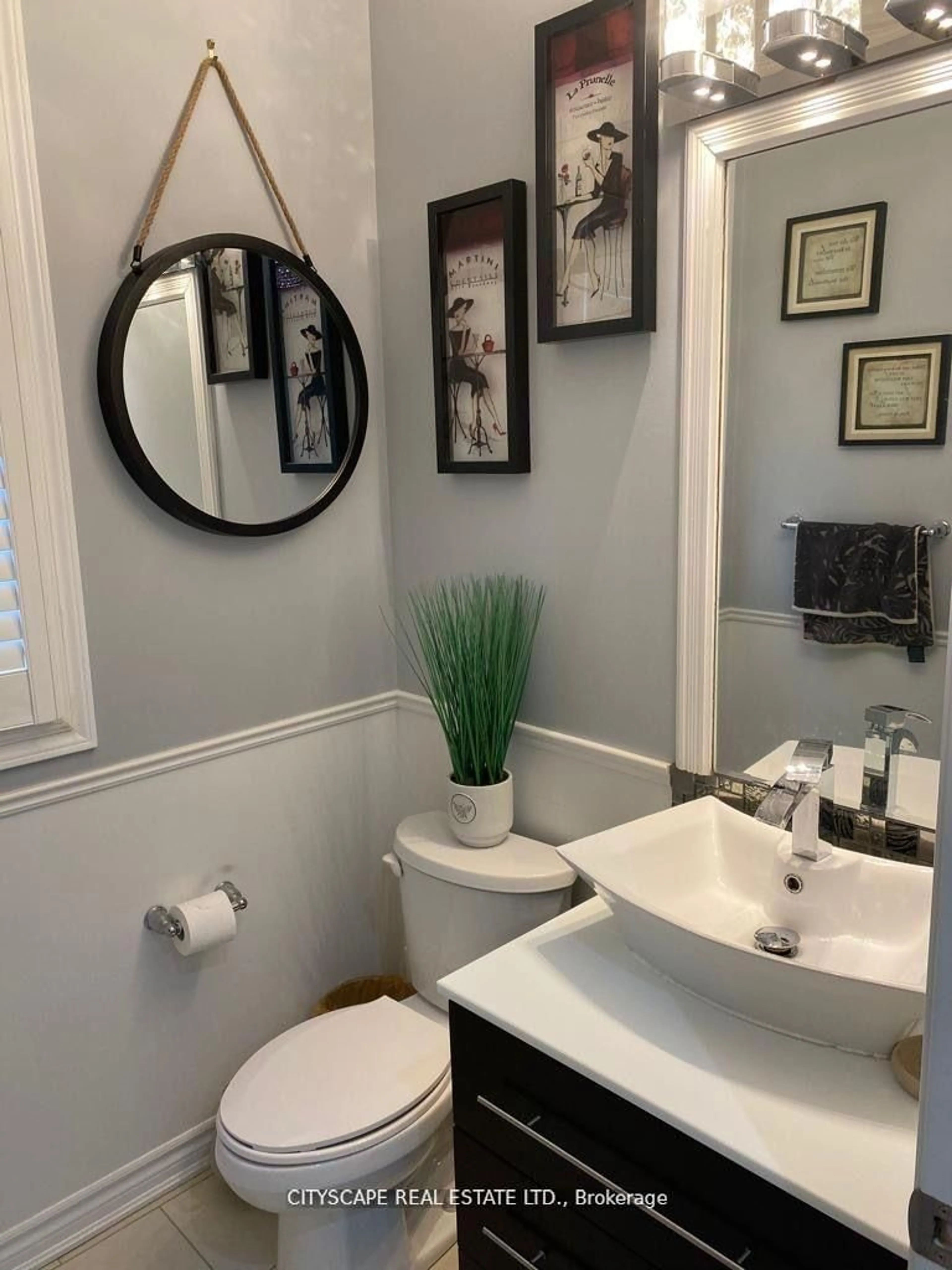 Contemporary bathroom, ceramic/tile floor for 1360 Whitney Terr, Milton Ontario L9E 0B8