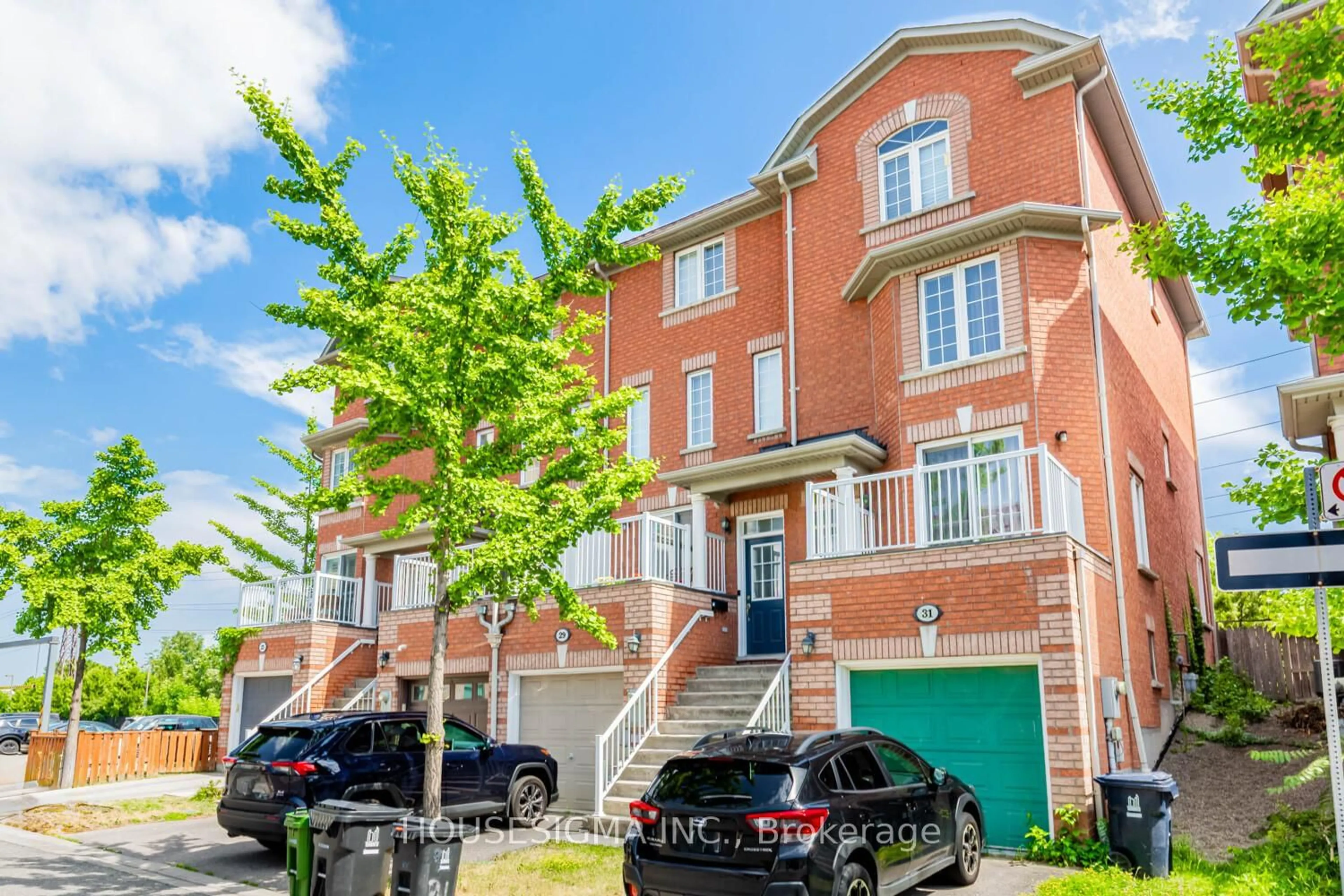 Home with brick exterior material, street for 27 Tommy Douglas Gdns, Toronto Ontario M6B 4N3