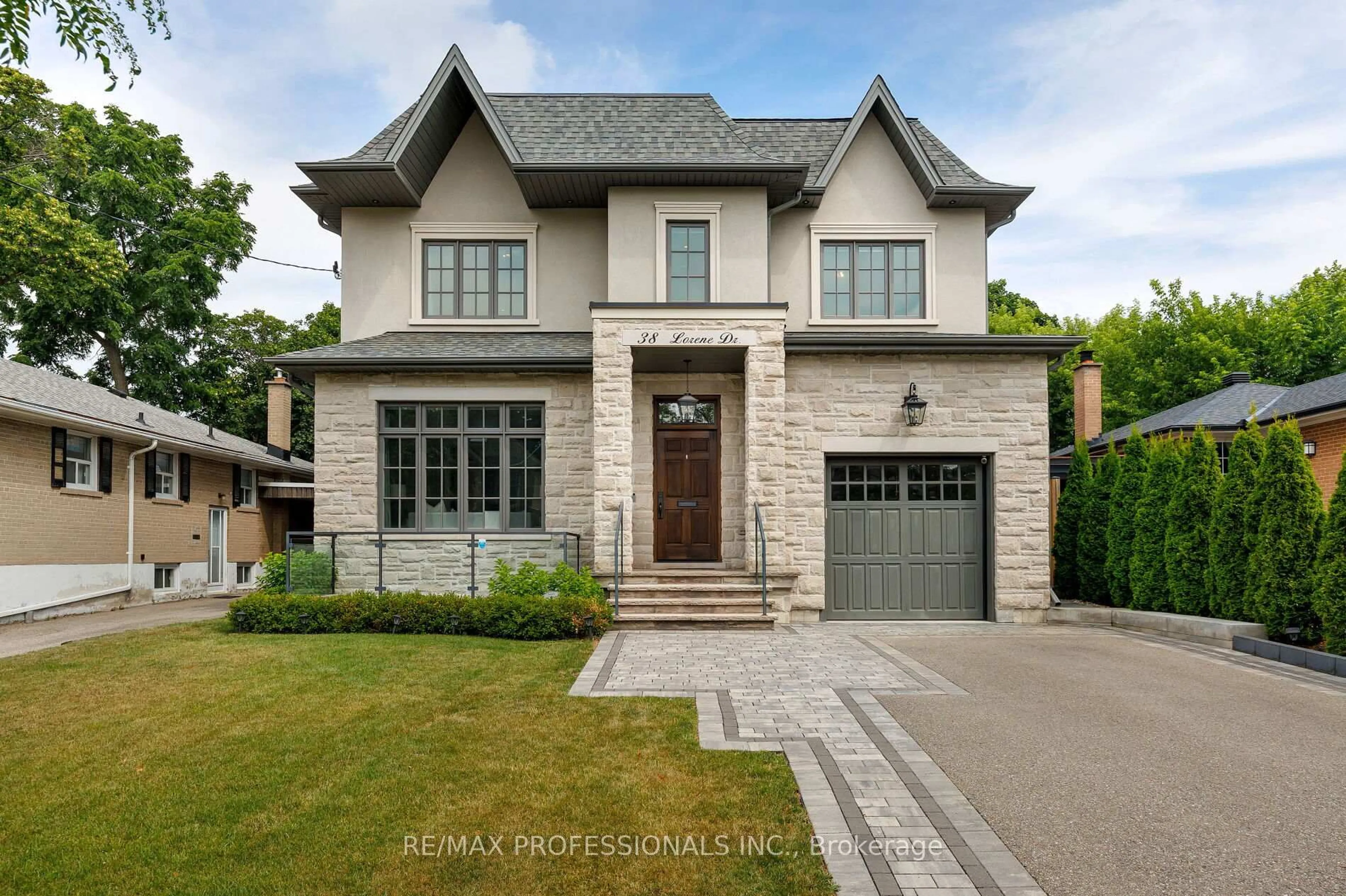 Home with brick exterior material, street for 38 Lorene Dr, Toronto Ontario M9B 1X8