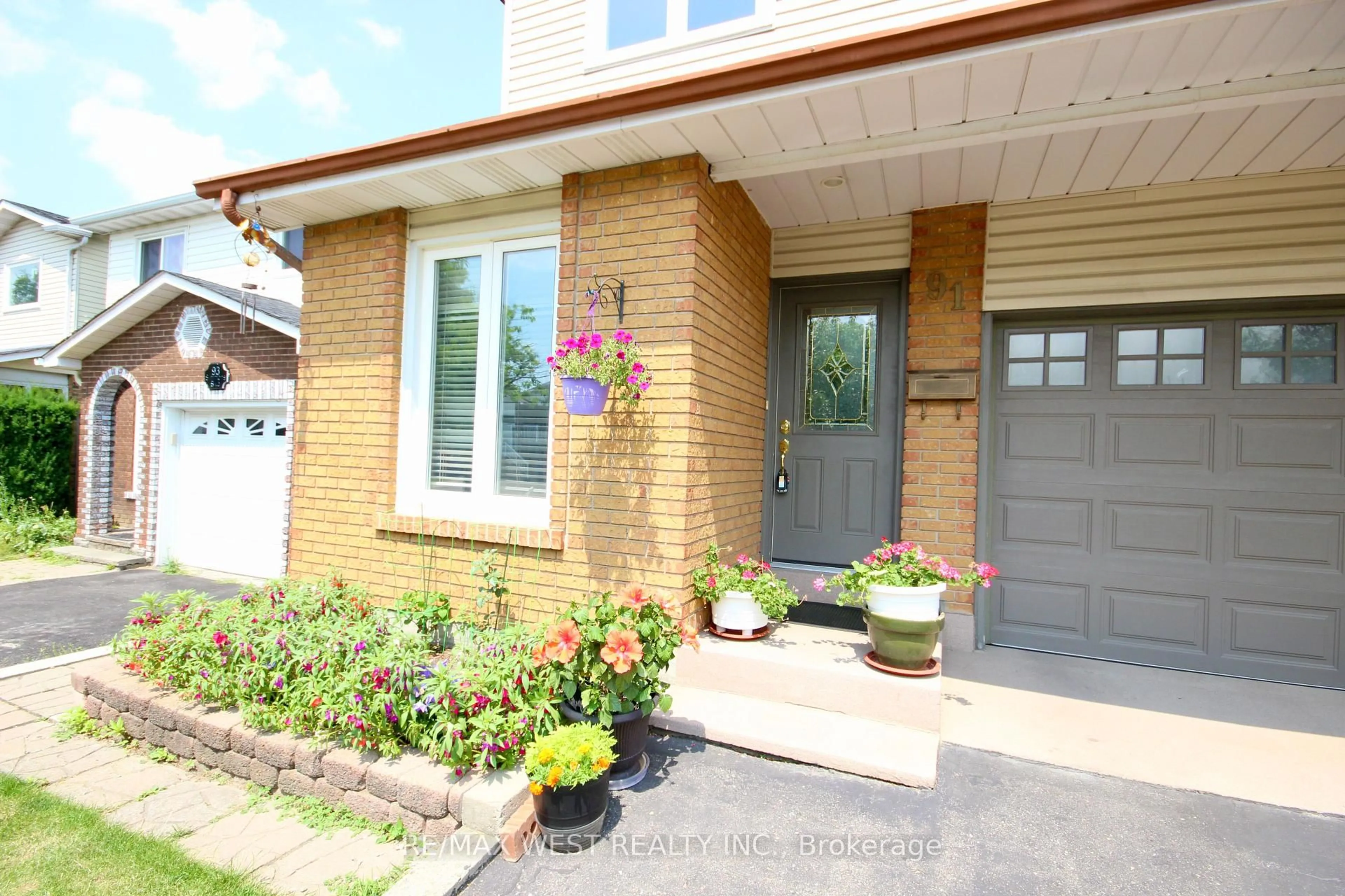Home with brick exterior material, street for 91 Simmons Blvd, Brampton Ontario L6V 3V4