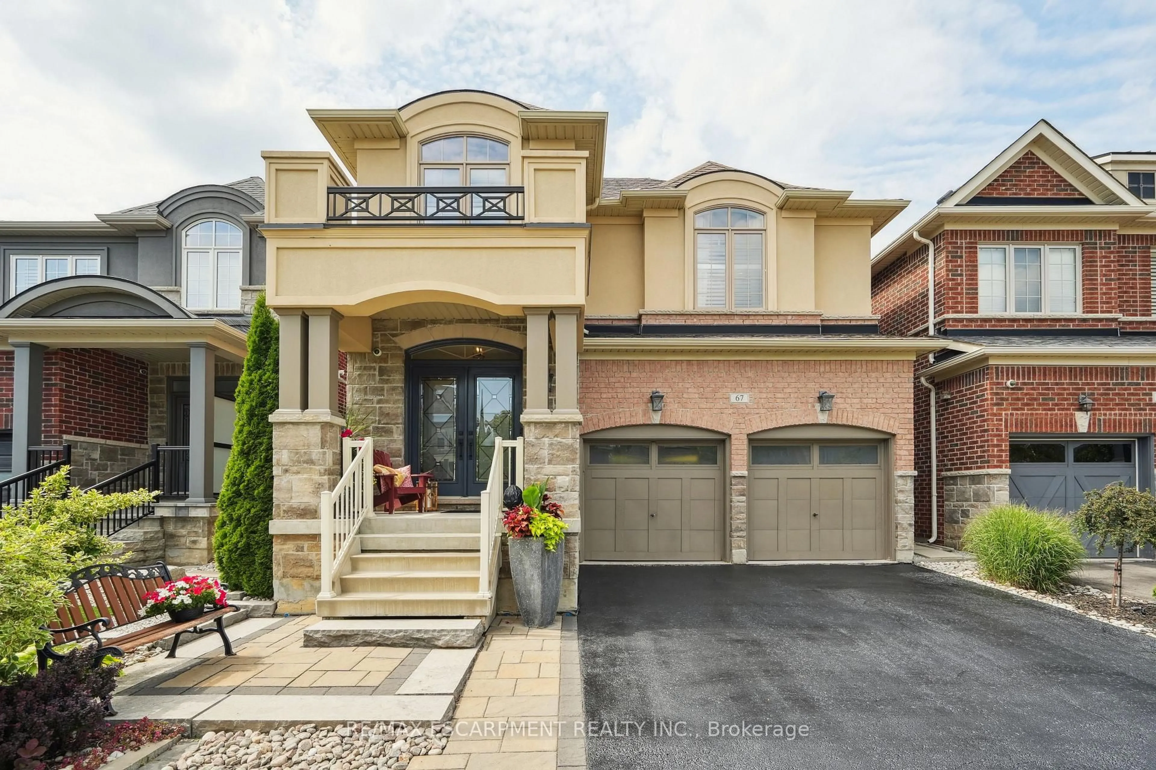 Home with brick exterior material, street for 67 Ballantine Dr, Halton Hills Ontario L7G 6M9