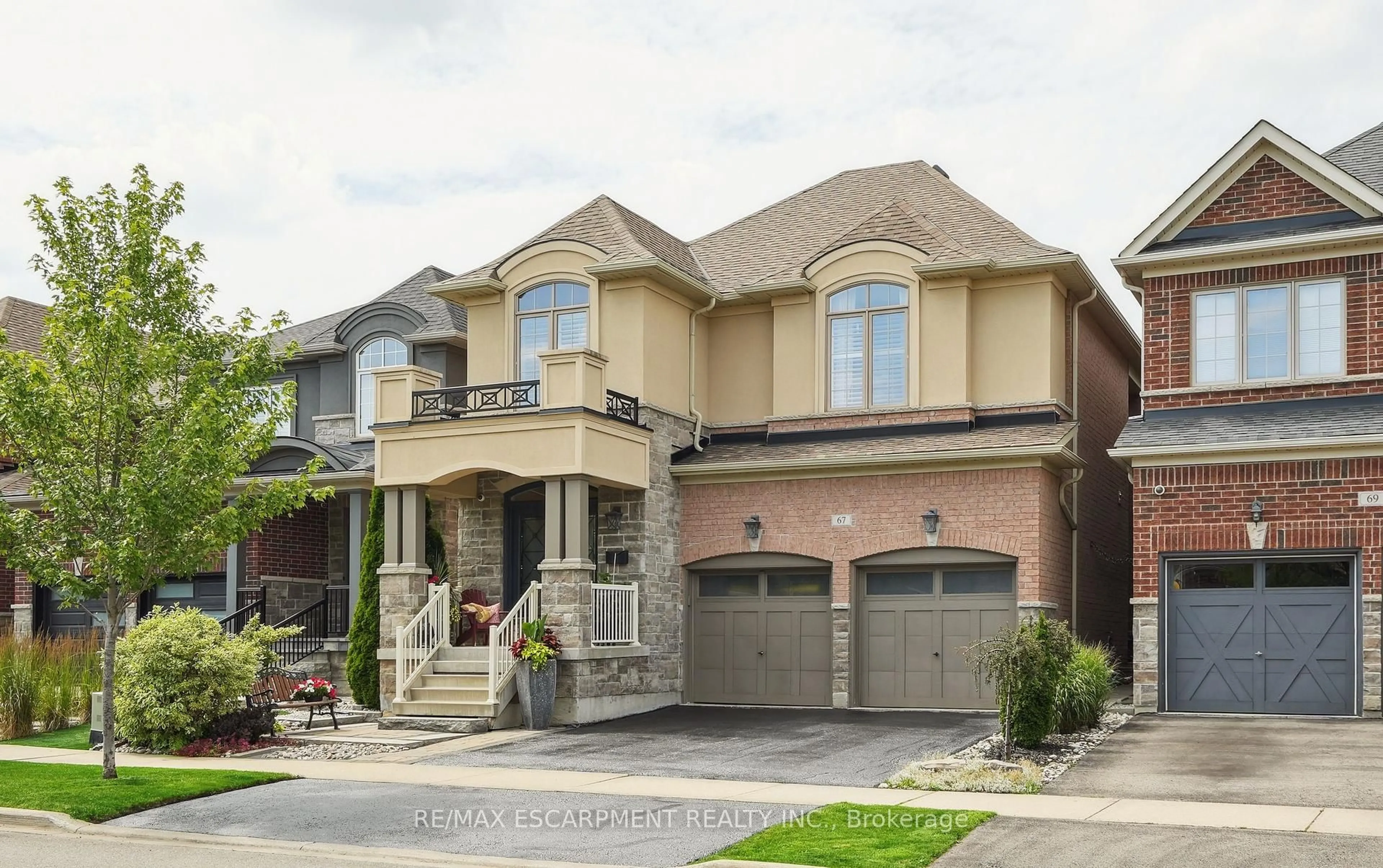 Home with brick exterior material, street for 67 Ballantine Dr, Halton Hills Ontario L7G 6M9