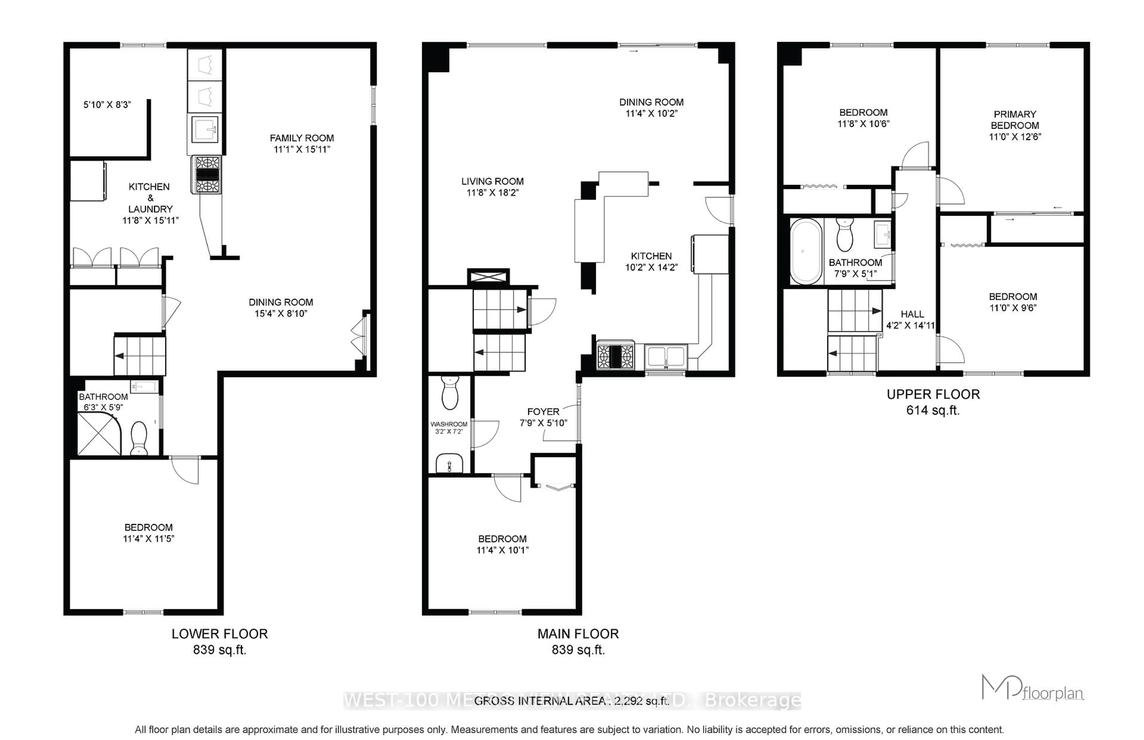 Floor plan for 3339 Mainsail Cres, Mississauga Ontario L5L 1H3