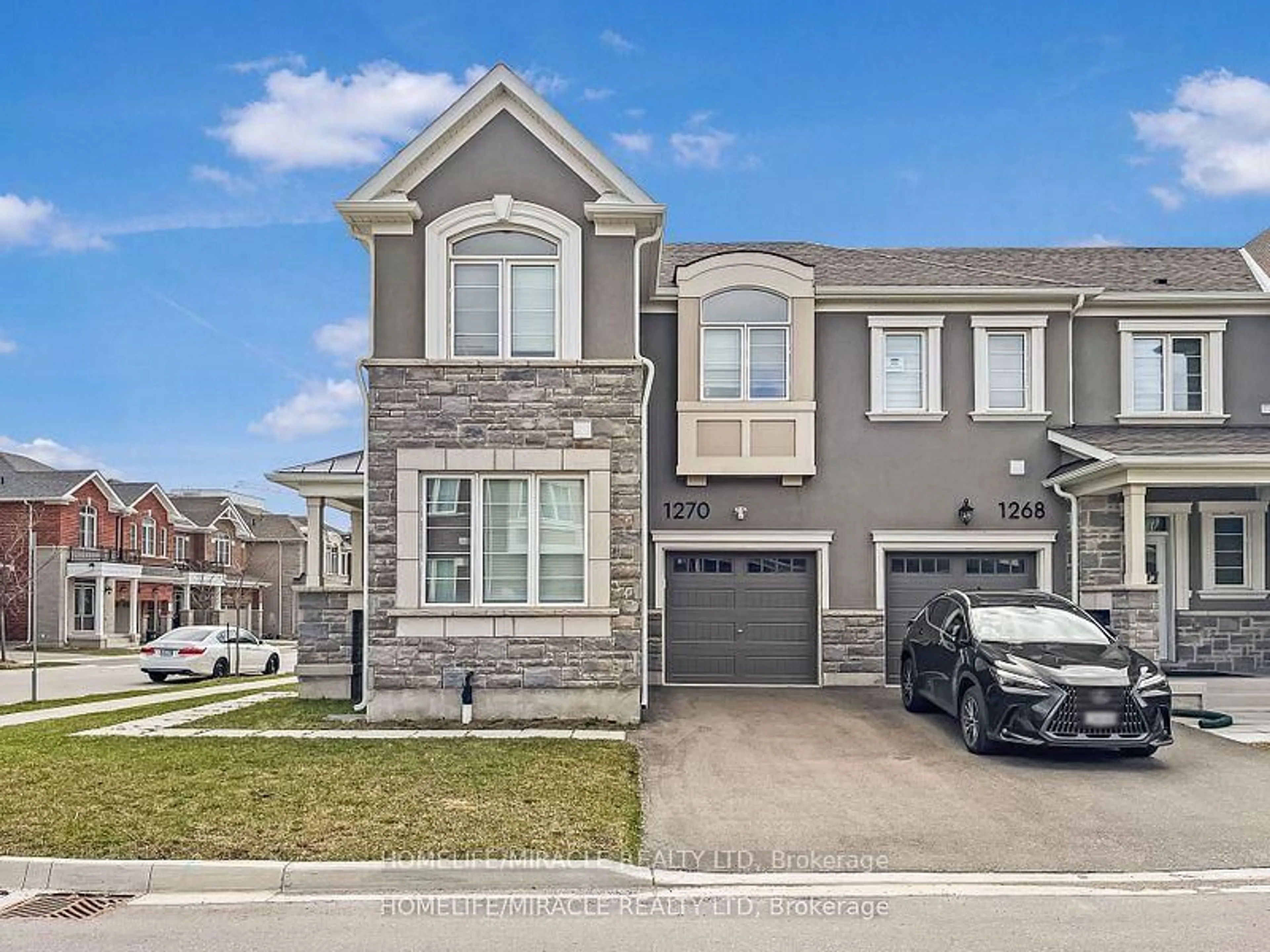 Home with brick exterior material, street for 1270 Redbud Garden, Milton Ontario L9E 1R8