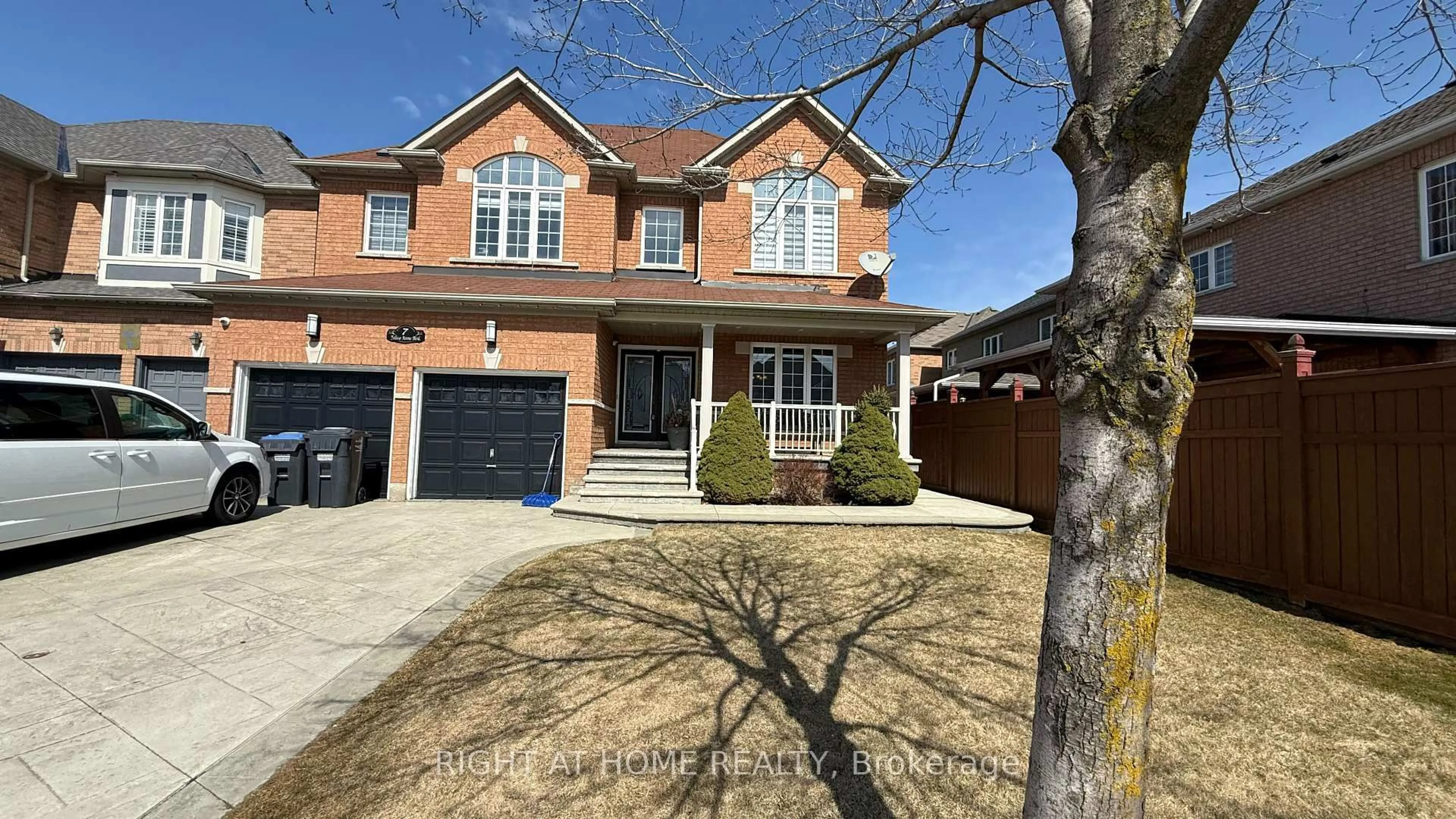 Home with brick exterior material, street for 7 Yellow Avens Blvd, Brampton Ontario L6R 0K5