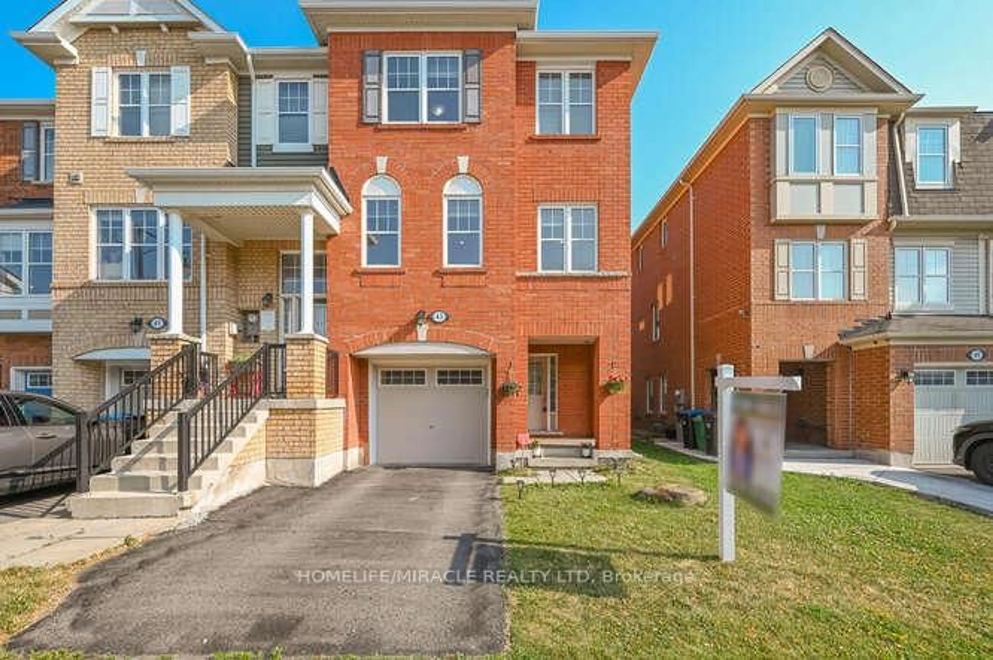 Home with brick exterior material, street for 43 Ariel Rd, Brampton Ontario L7A 3Z2
