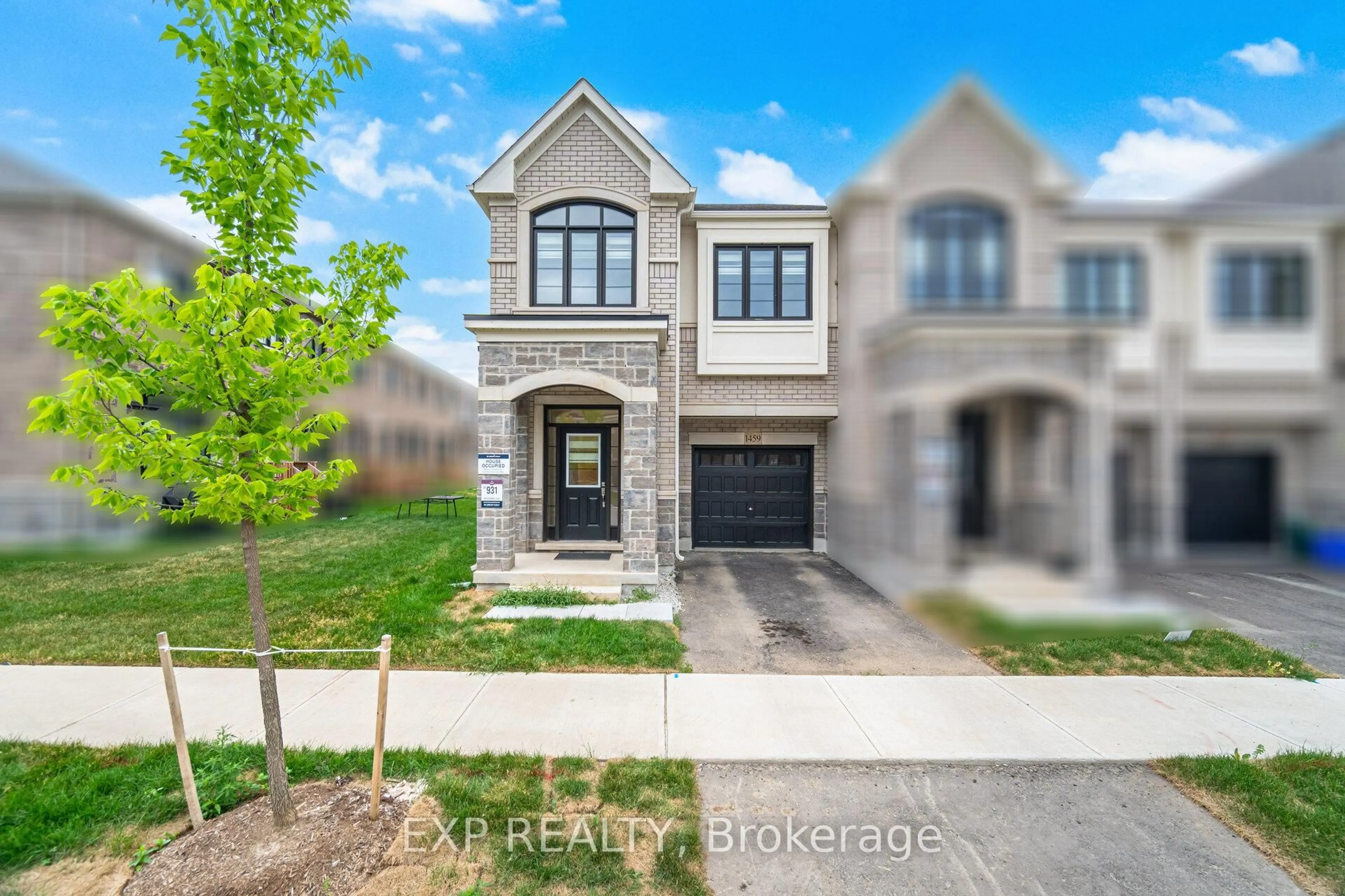 Home with brick exterior material, street for 1459 Periwinkle Pl, Milton Ontario L9E 1Z8