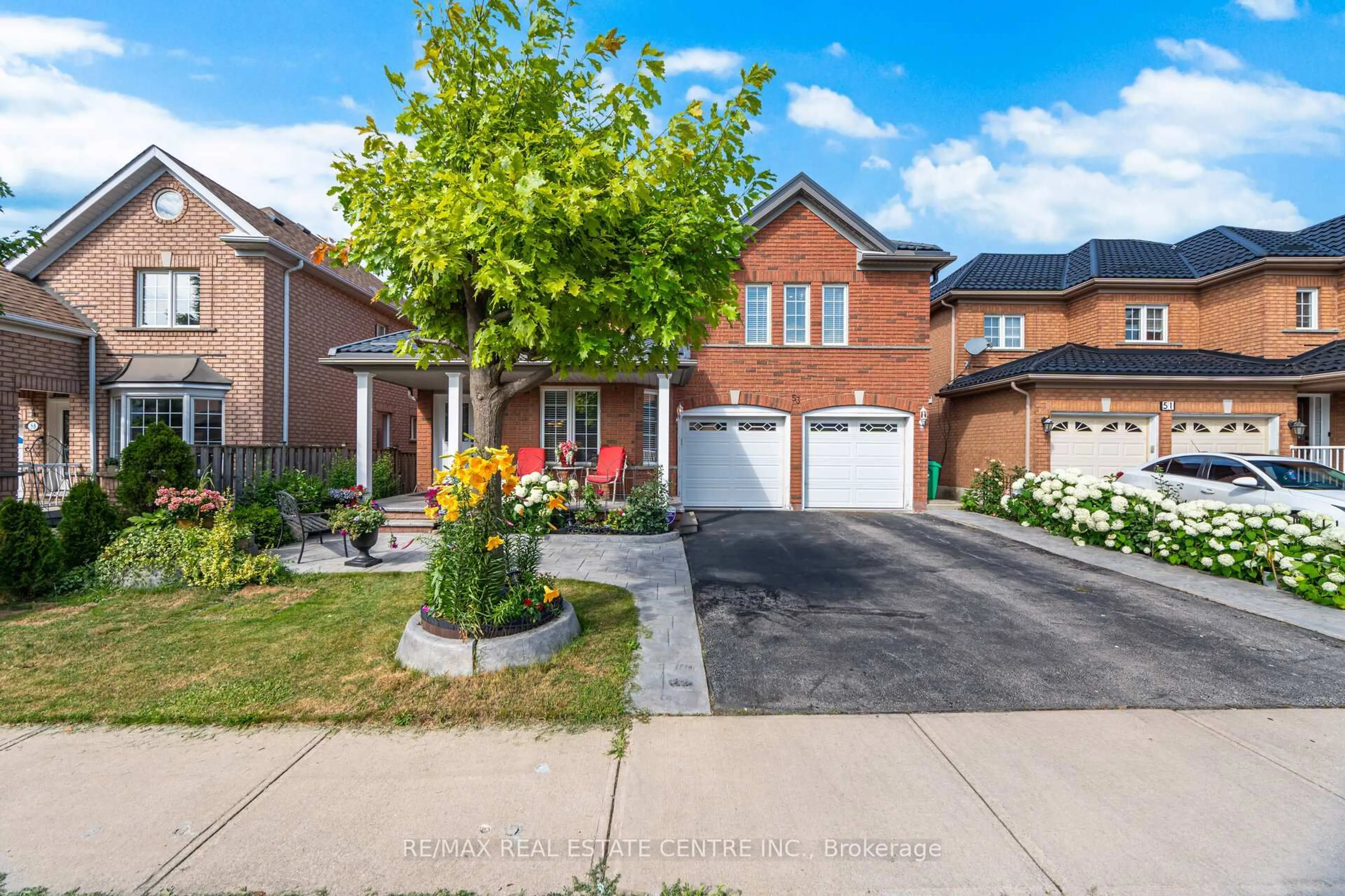 Home with brick exterior material, street for 53 Wild Indigo Cres, Brampton Ontario L6R 2K3
